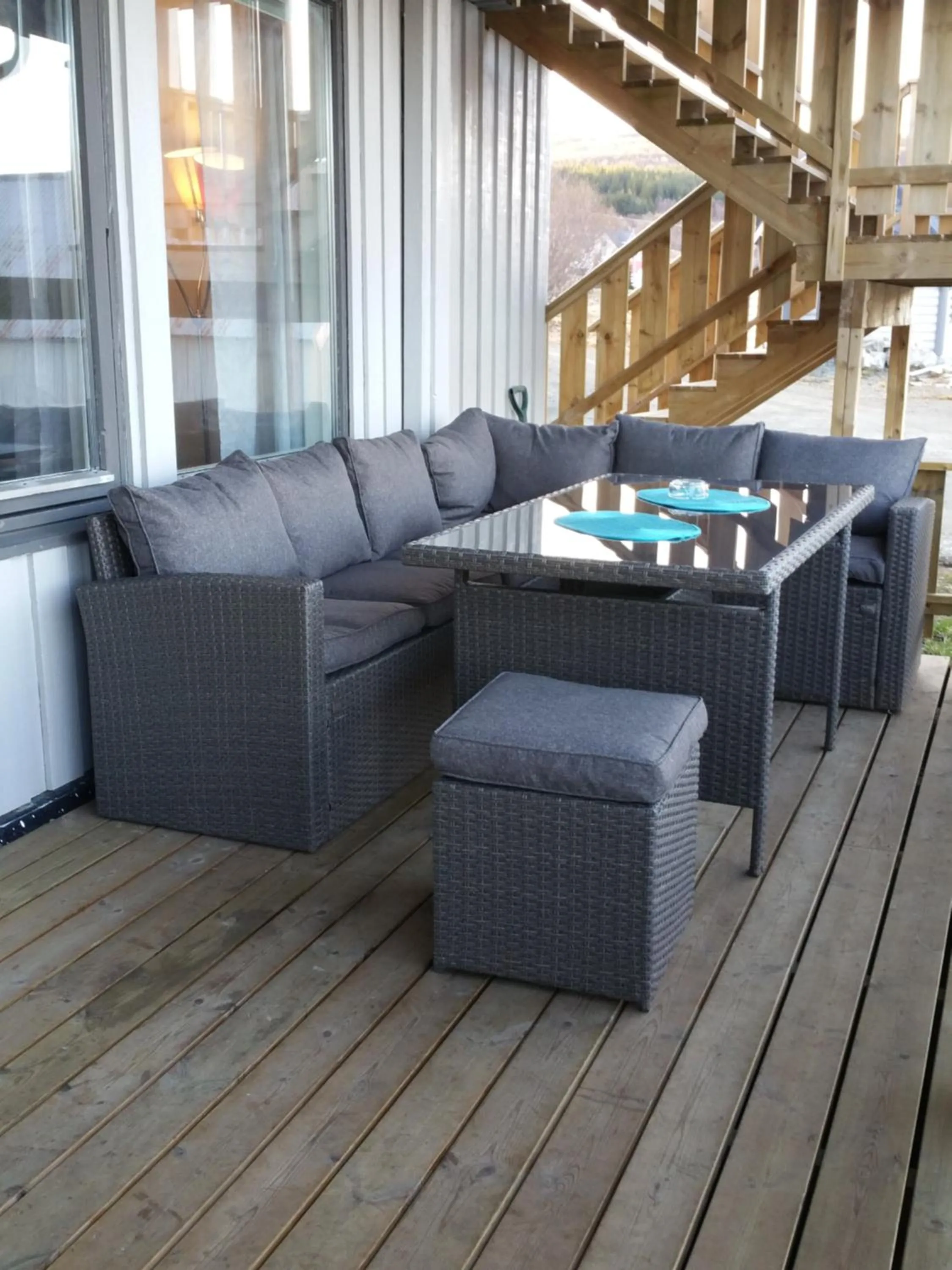 Patio in Hansnes Havfiske