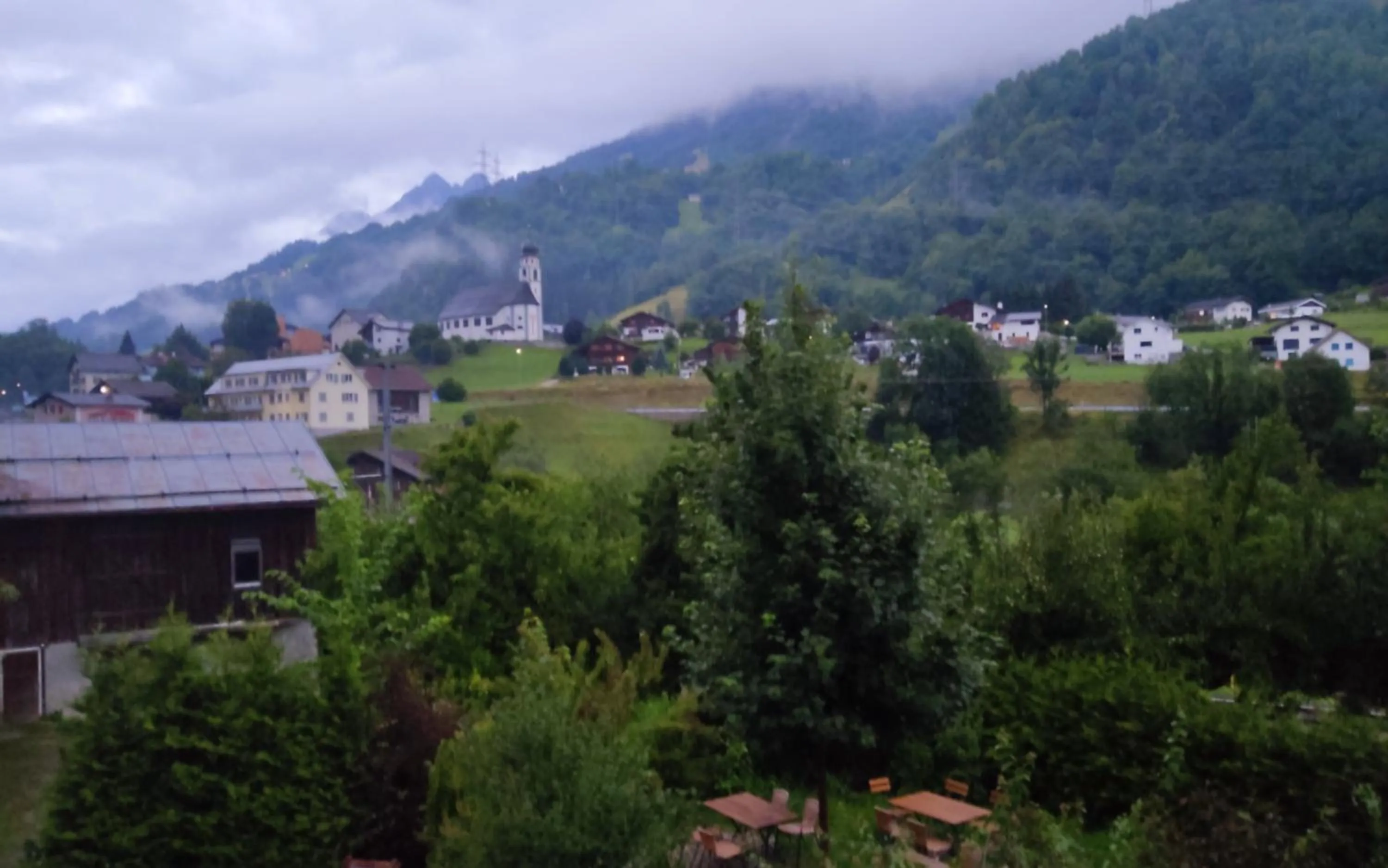 Natural landscape in Ustria Crusch Alva