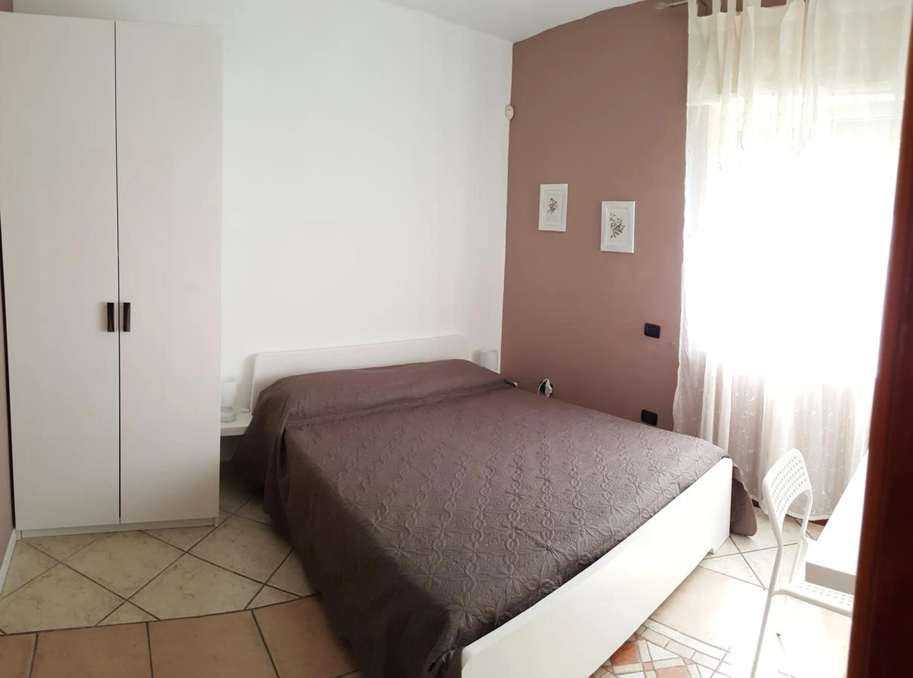 Bedroom, Bed in B&B Aminei Metrò