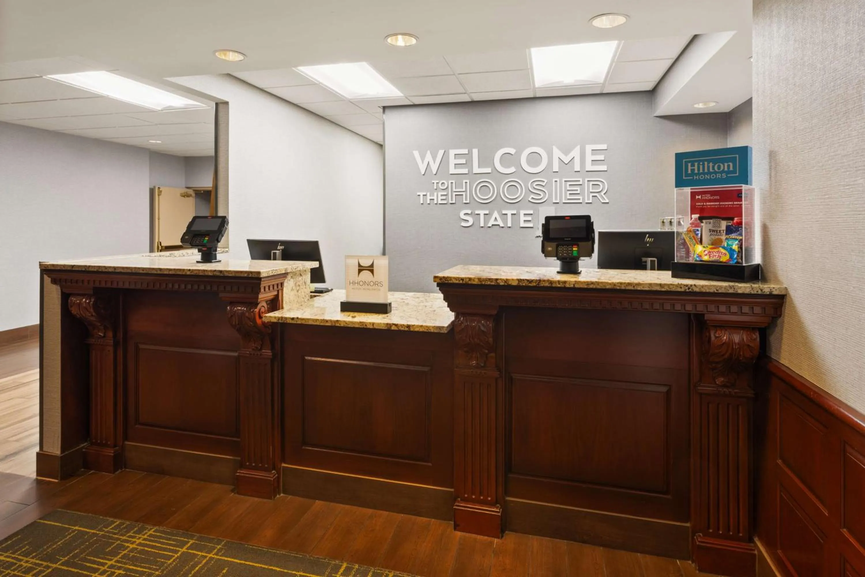 Lobby or reception in Hampton Inn & Suites Scottsburg