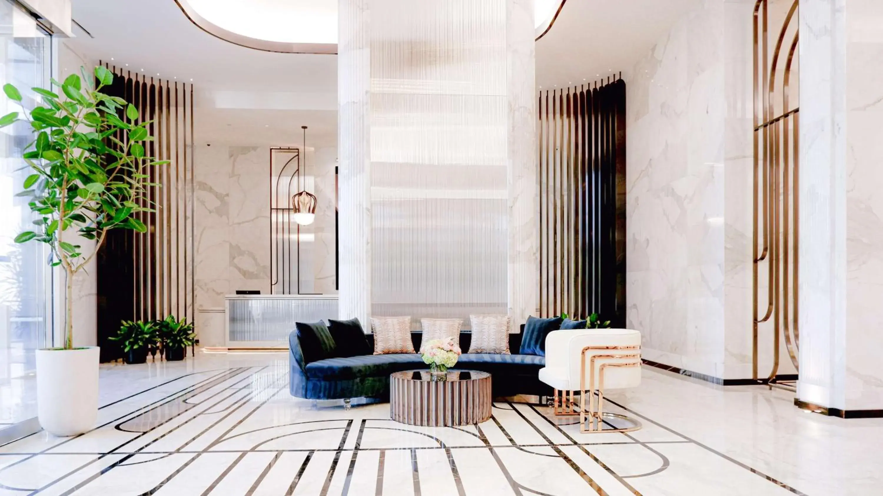 Lobby or reception in Waldorf Astoria Las Vegas Lobby or reception in Waldorf Astoria Las Vegas