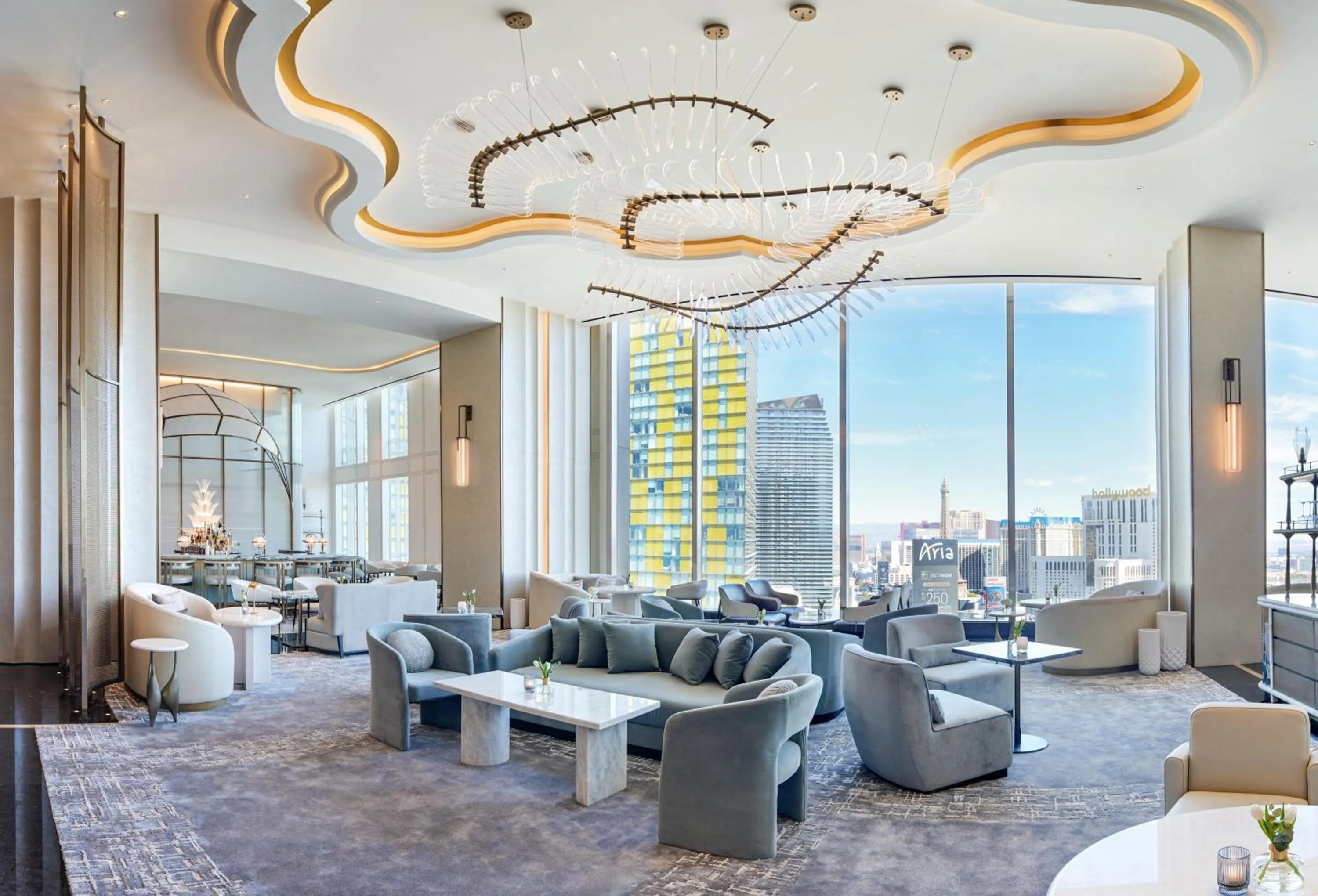 Dining area in Waldorf Astoria Las Vegas