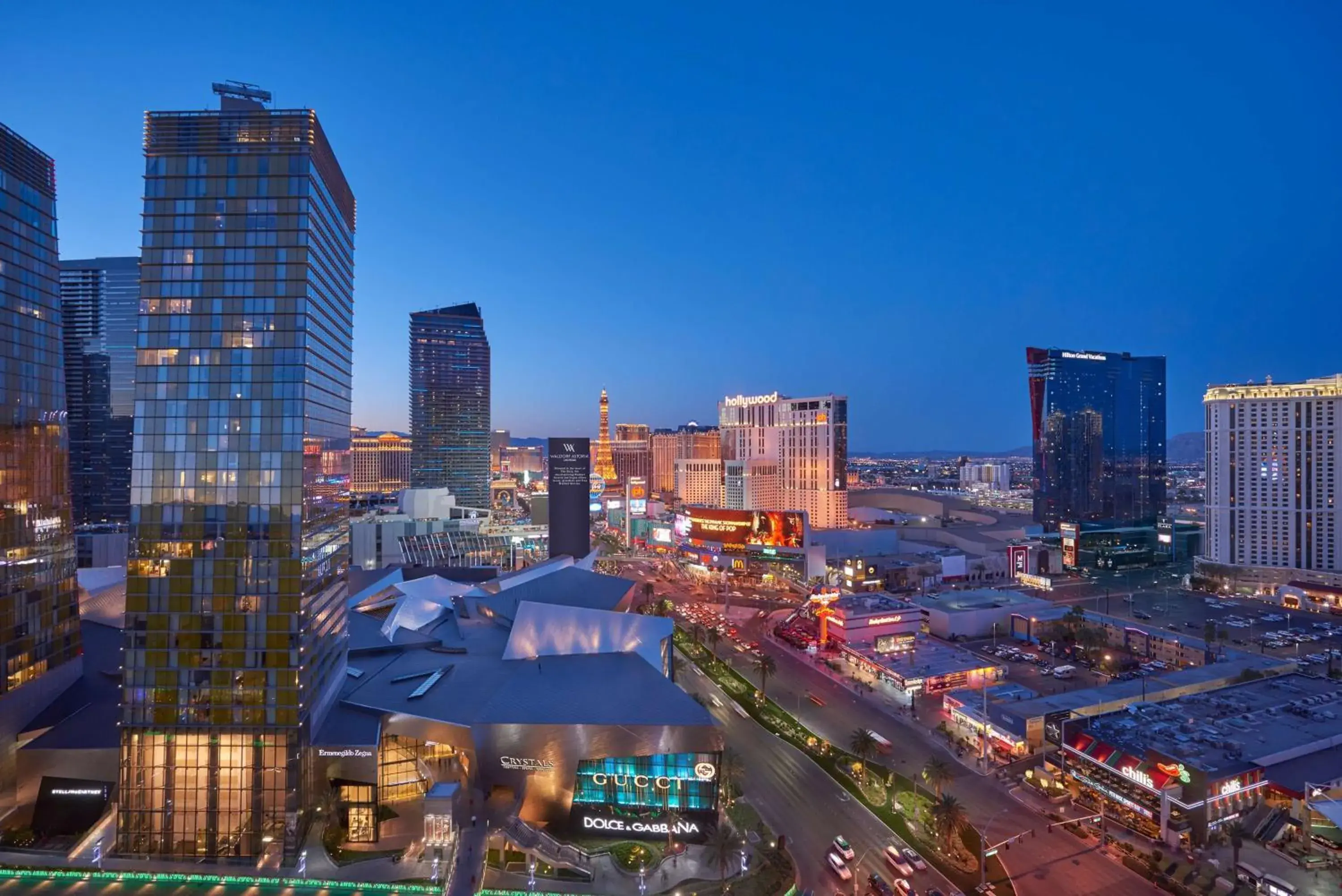 Property building in Waldorf Astoria Las Vegas Property building in Waldorf Astoria Las Vegas