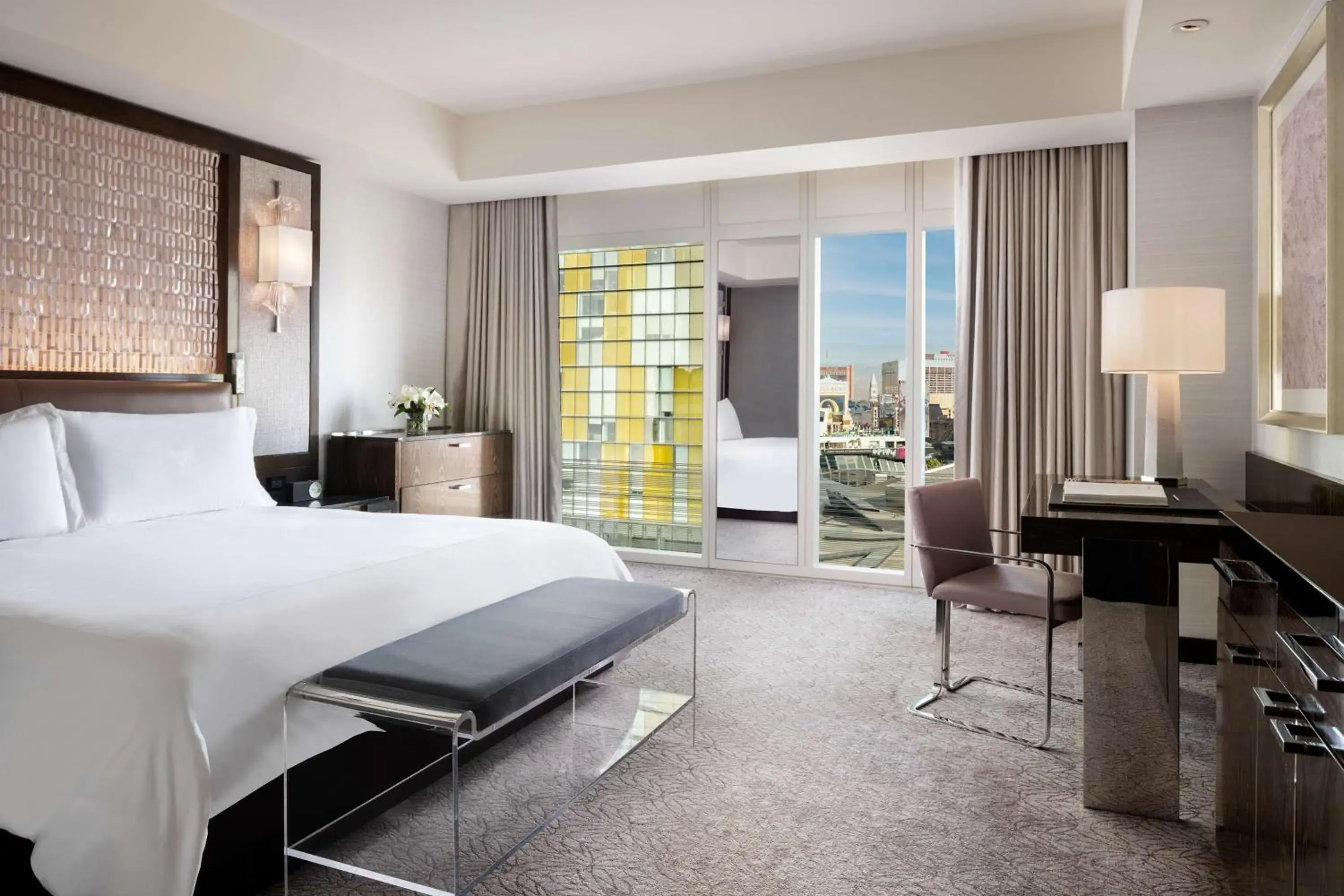 Bedroom, Bed in Waldorf Astoria Las Vegas Bedroom, Bed in Waldorf Astoria Las Vegas