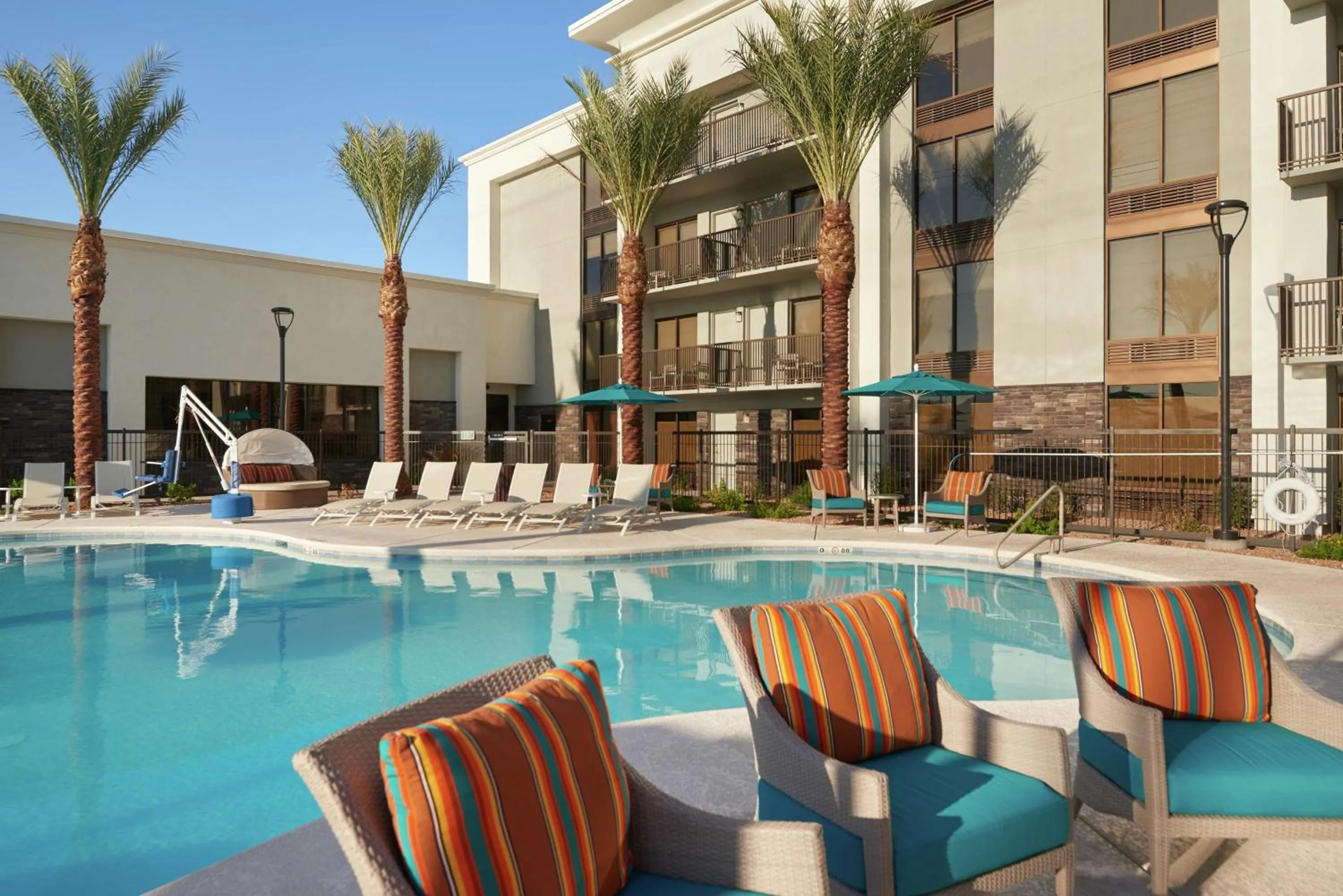 Patio in Hampton Inn Lake Havasu City