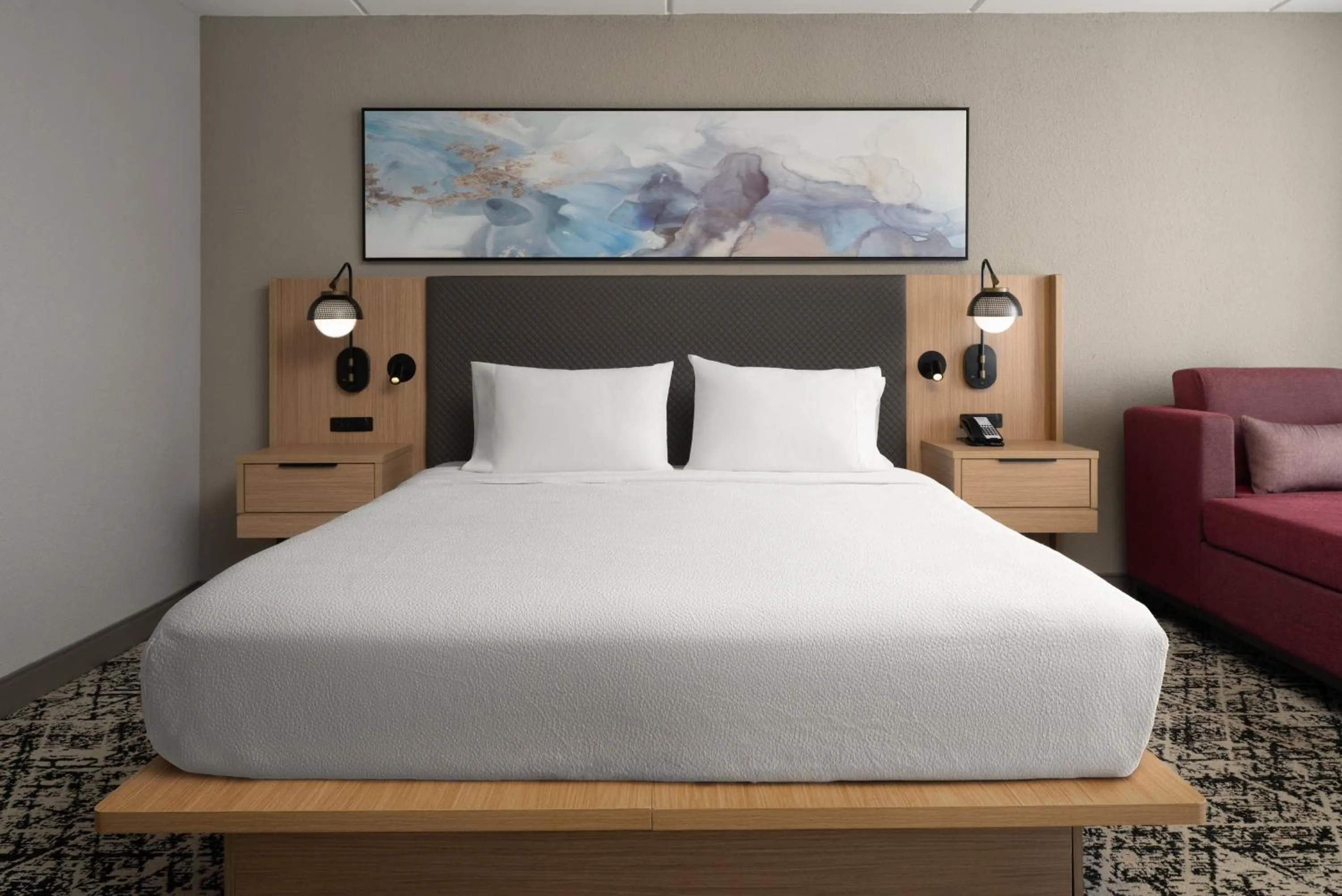 Bed in Hilton Garden Inn Richmond South/Southpark