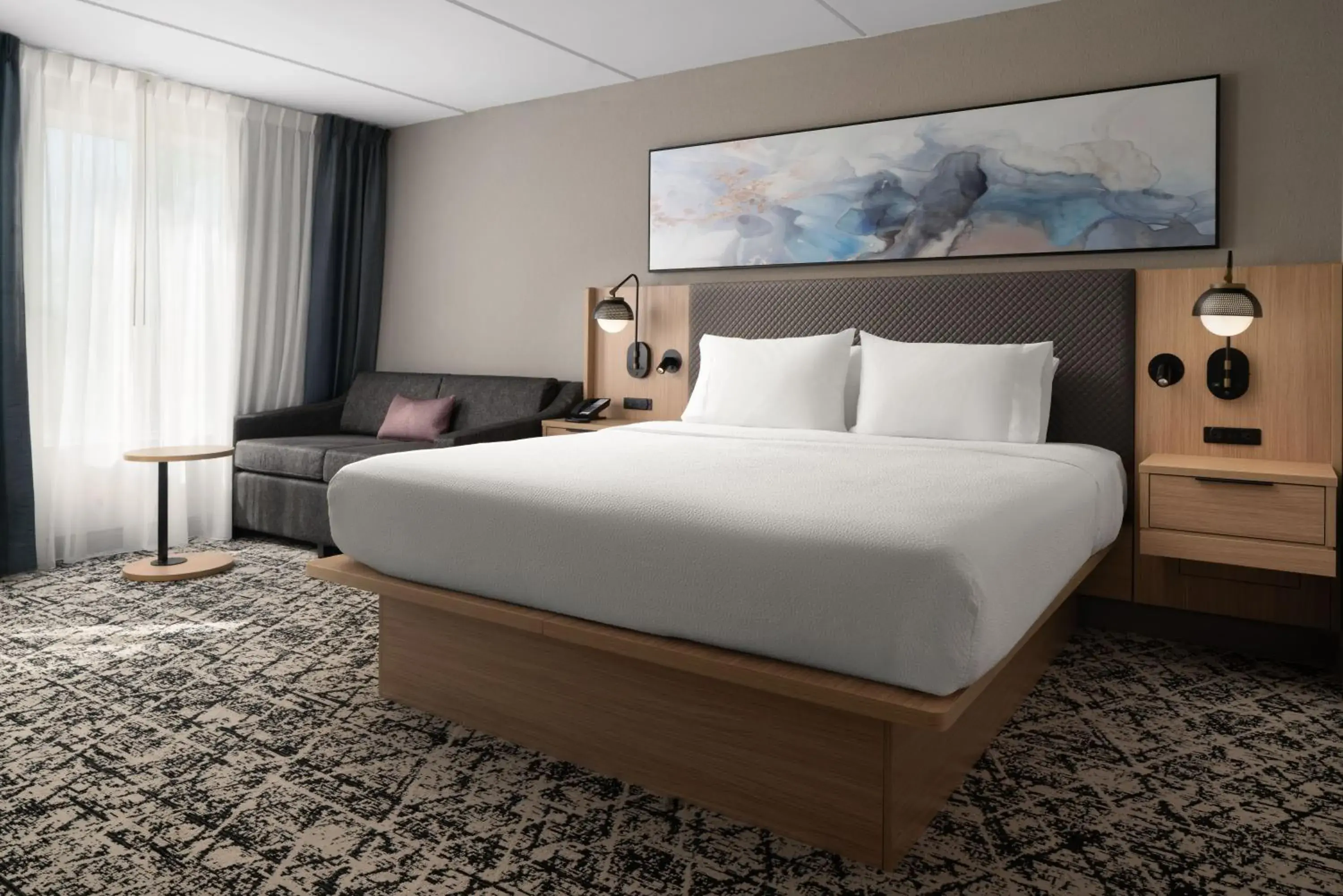 View (from property/room), Bed in Hilton Garden Inn Richmond South/Southpark View (from property/room), Bed in Hilton Garden Inn Richmond South/Southpark