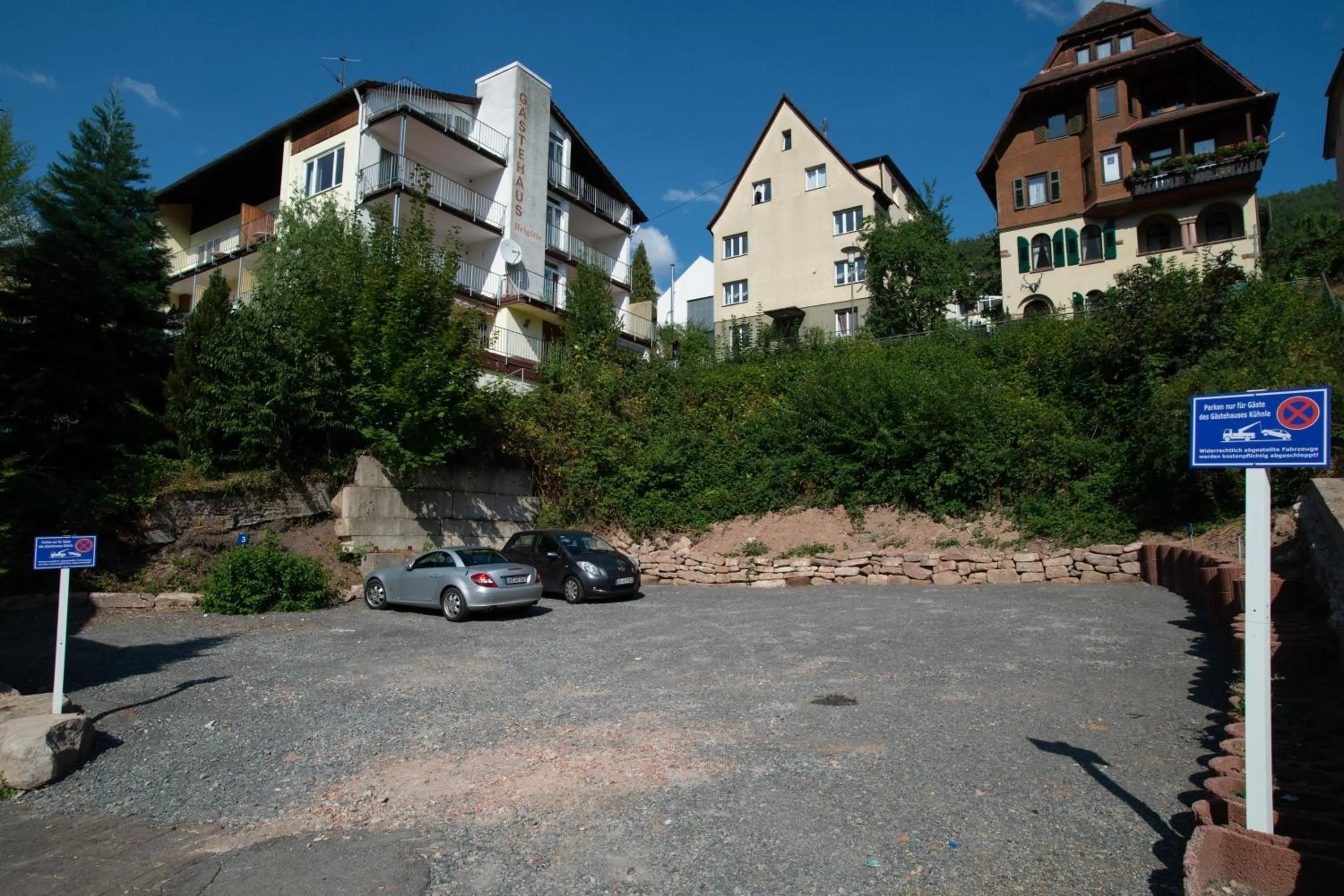 Parking in Gästehaus Kühnle