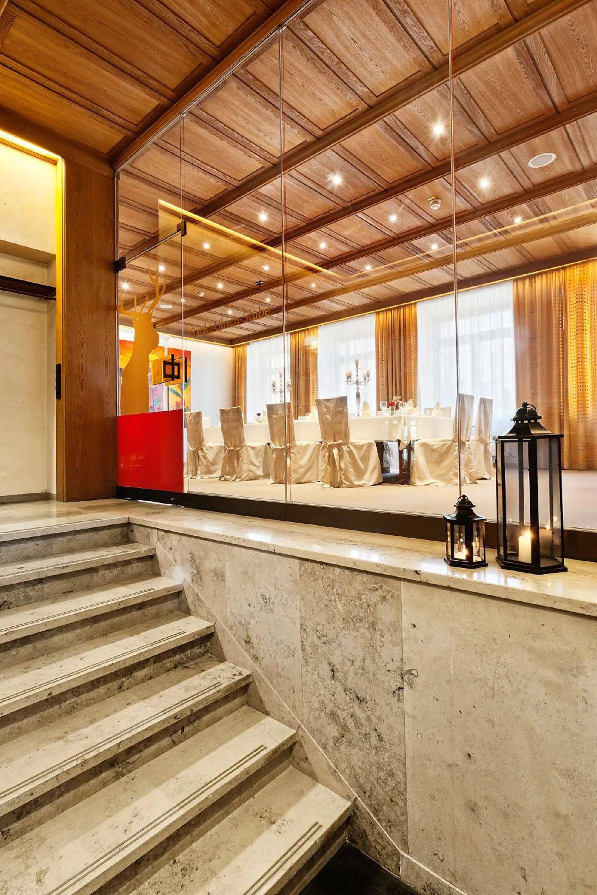 Restaurant/places to eat in AKZENT Brauerei Hotel Hirsch