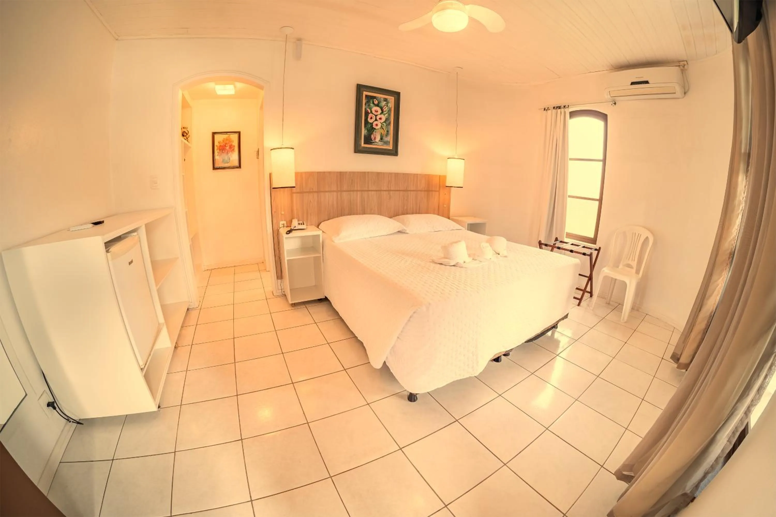 Bed in Cabanas Termas Hotel