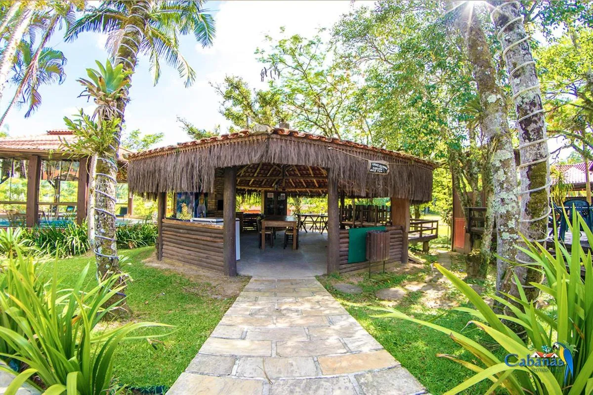 BBQ facilities in Cabanas Termas Hotel