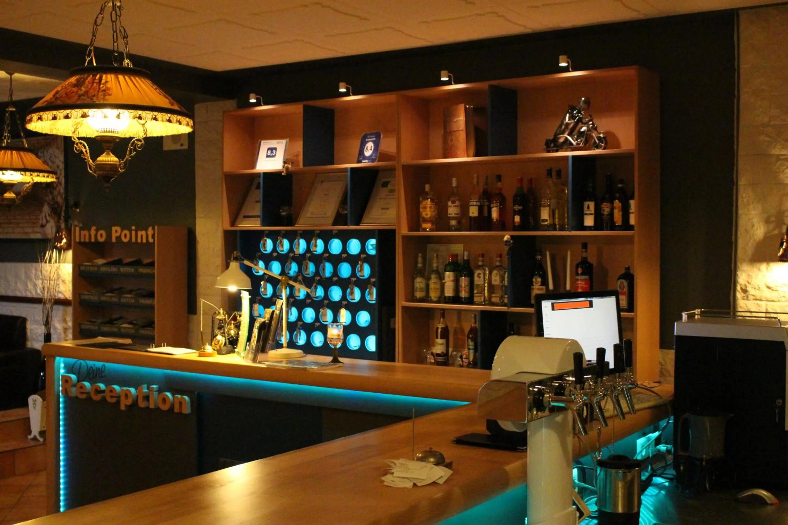 Lounge or bar in Rheinhotel Lilie