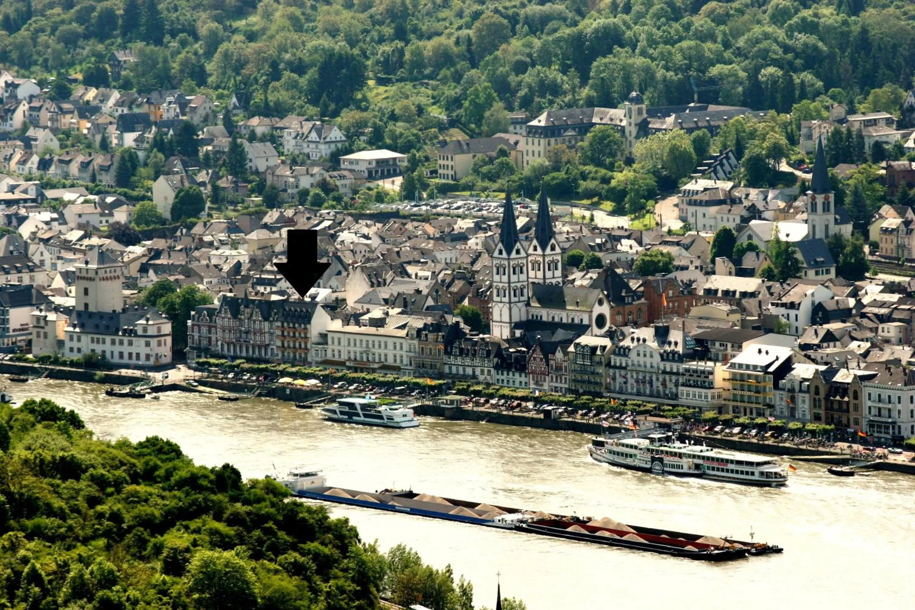 View (from property/room) in Rheinhotel Lilie