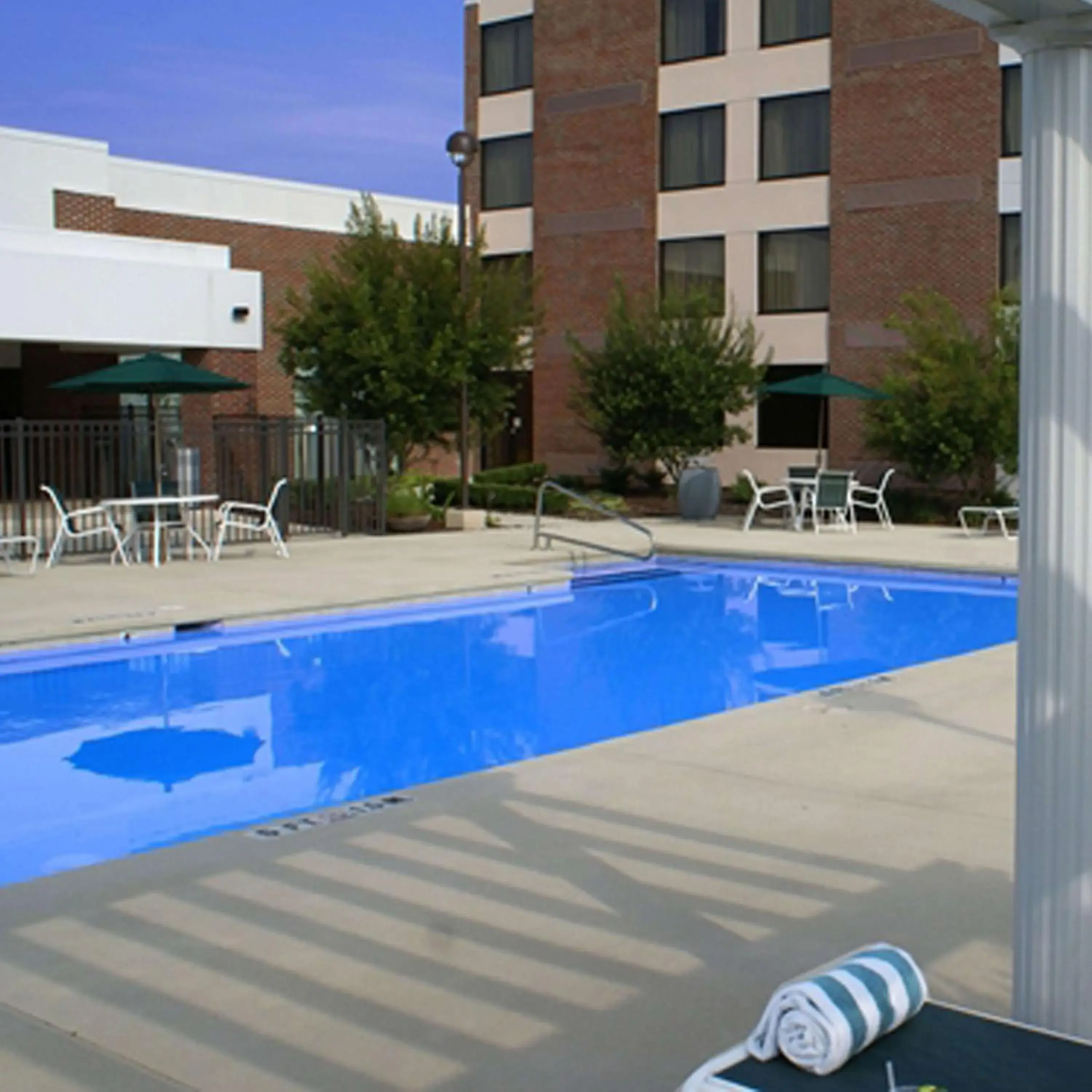Pool view in DoubleTree by Hilton Rocky Mount Pool view in DoubleTree by Hilton Rocky Mount
