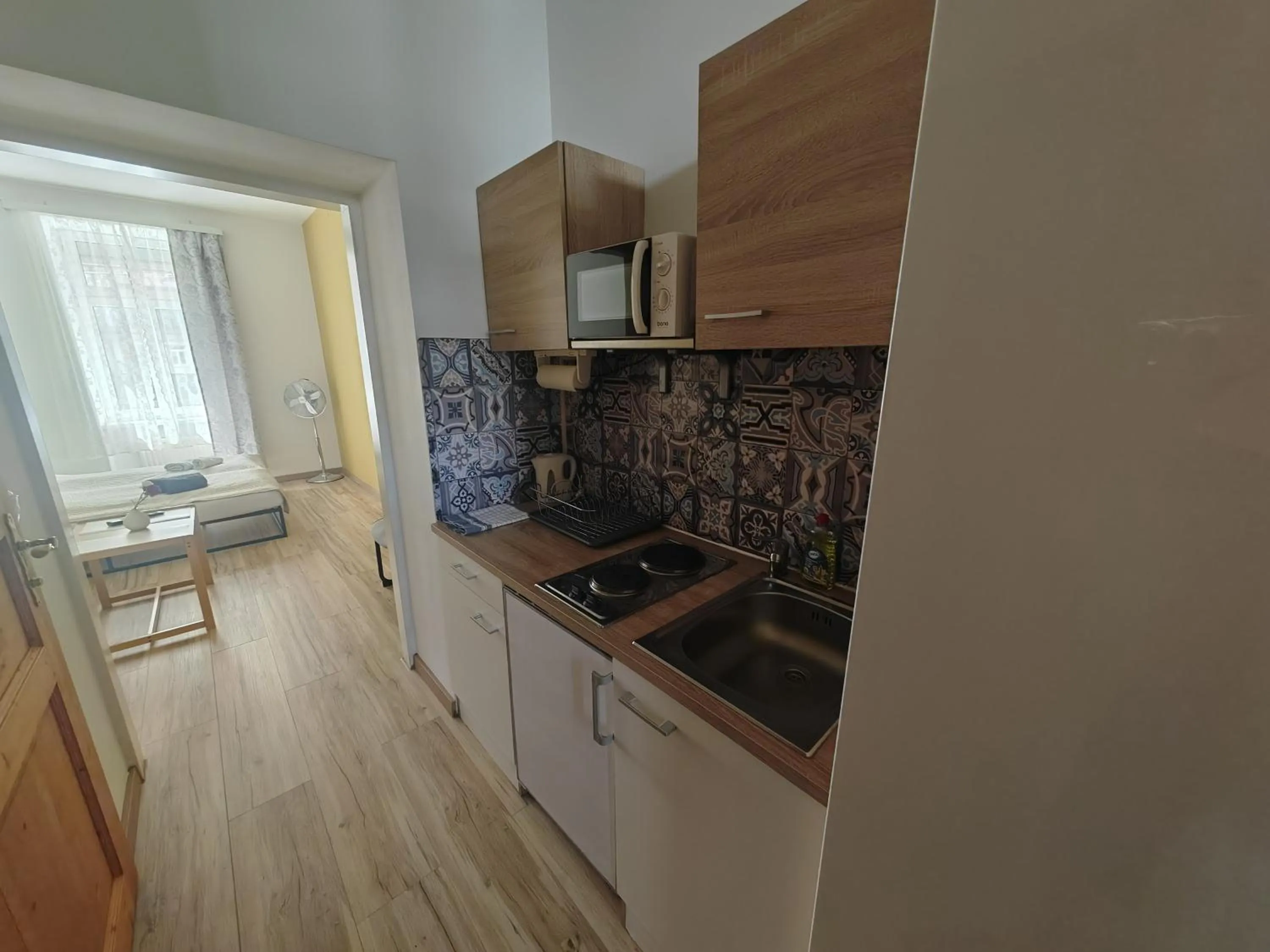 Kitchen or kitchenette in Leopoldauer Apartment