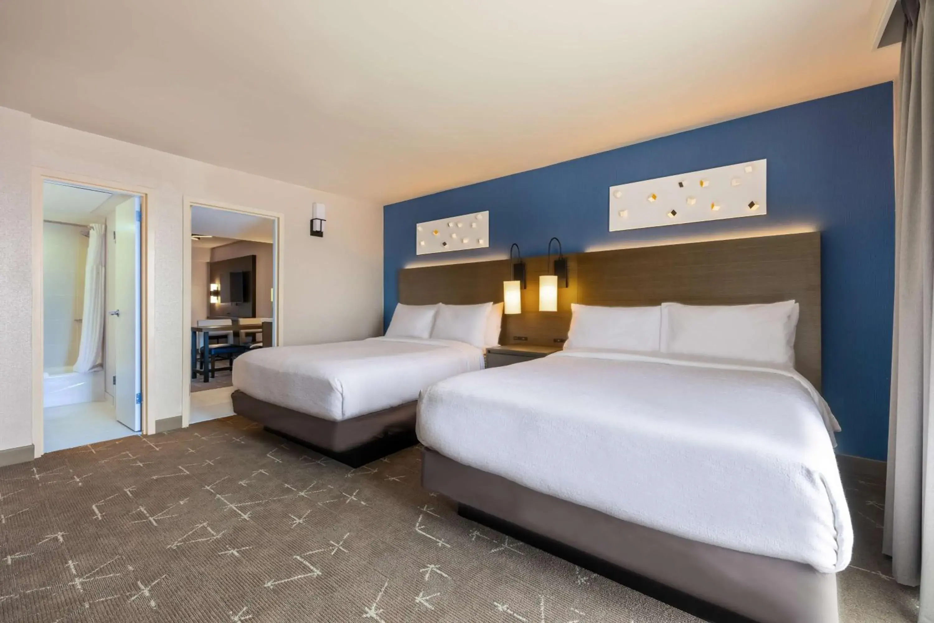 Suite with Two Double Beds - Non-Smoking in Embassy Suites by Hilton Tulsa I-44 Suite with Two Double Beds - Non-Smoking in Embassy Suites by Hilton Tulsa I-44