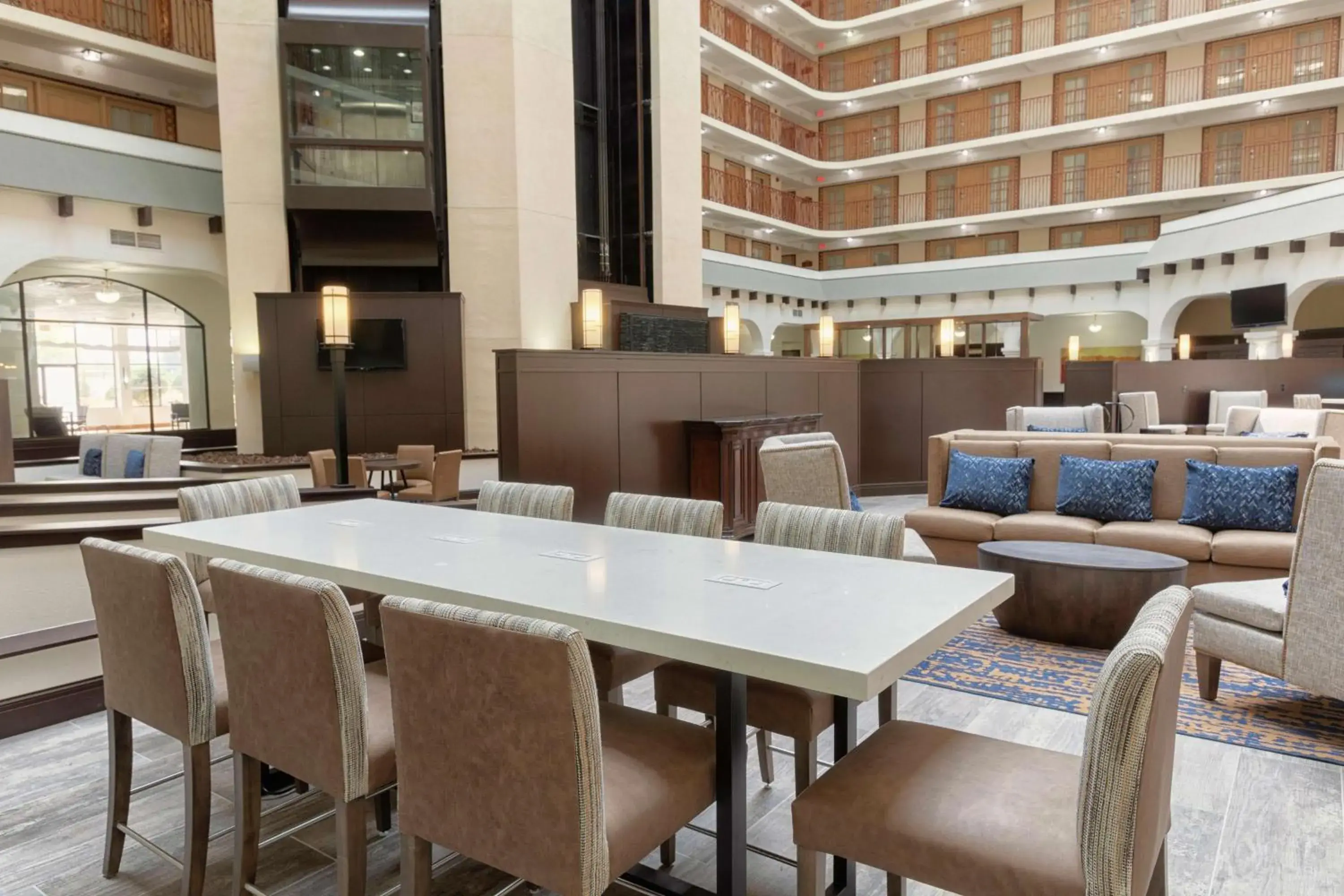 Lobby or reception in Embassy Suites by Hilton Tulsa I-44 Lobby or reception in Embassy Suites by Hilton Tulsa I-44