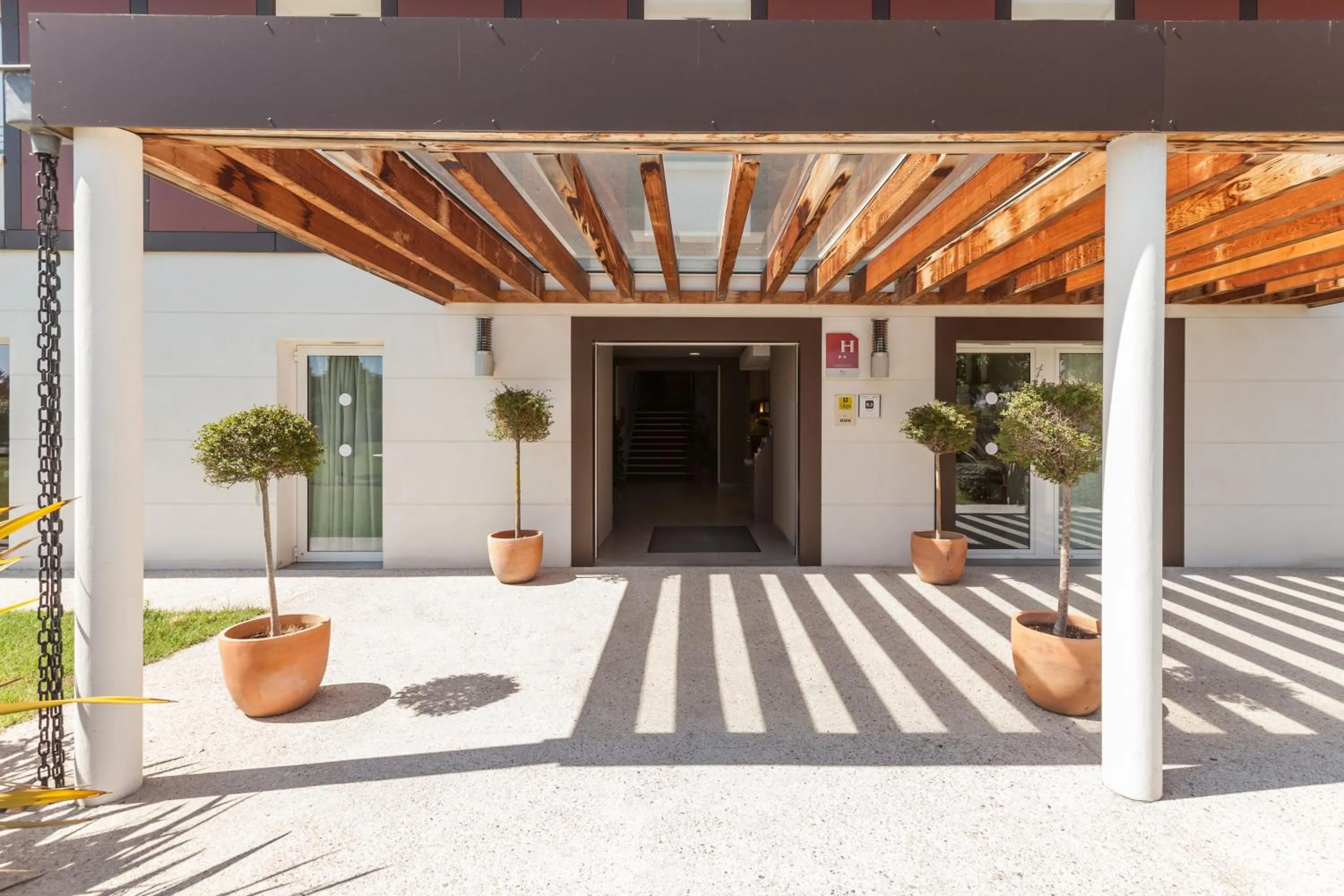 Balcony/Terrace in Hotel Alienor