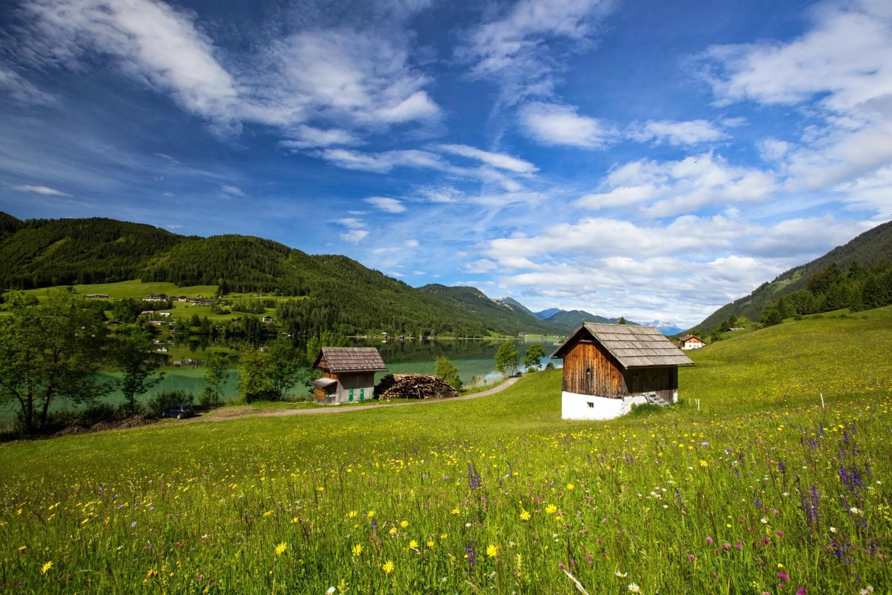 Property building in Haus Lackner am Weissensee in Kärnten