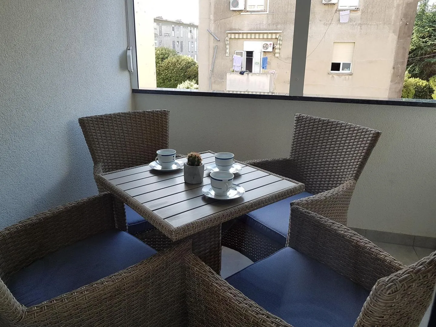 Balcony/Terrace in Apartment Domalu Old Town
