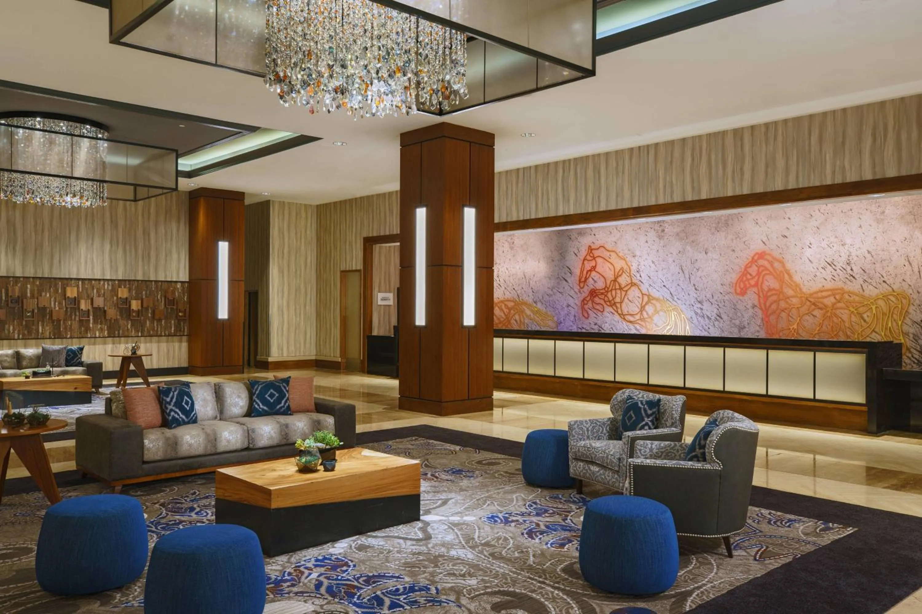 Lobby or reception in Renaissance Dallas Addison