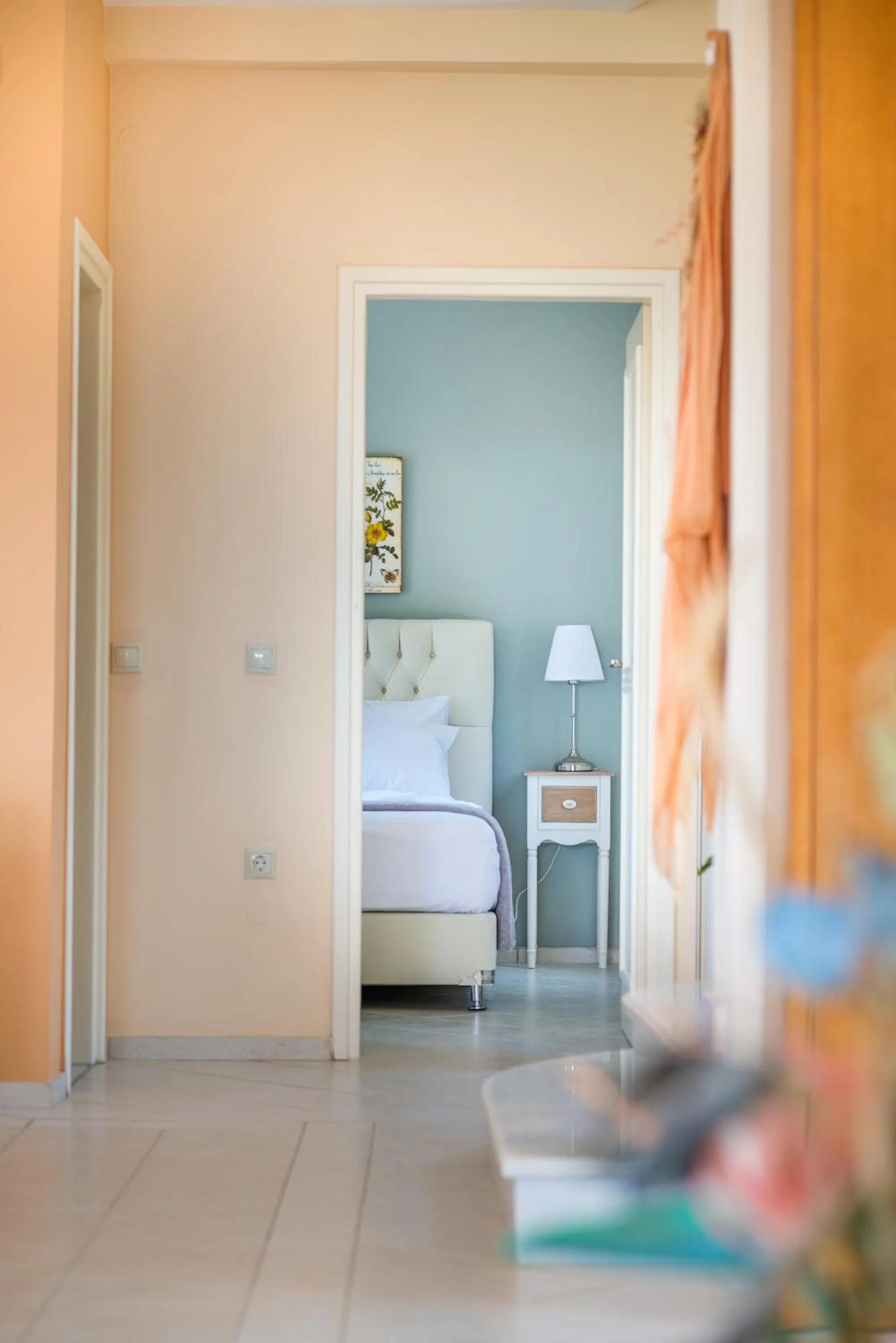 Decorative detail, Bed in Villa Anatoli