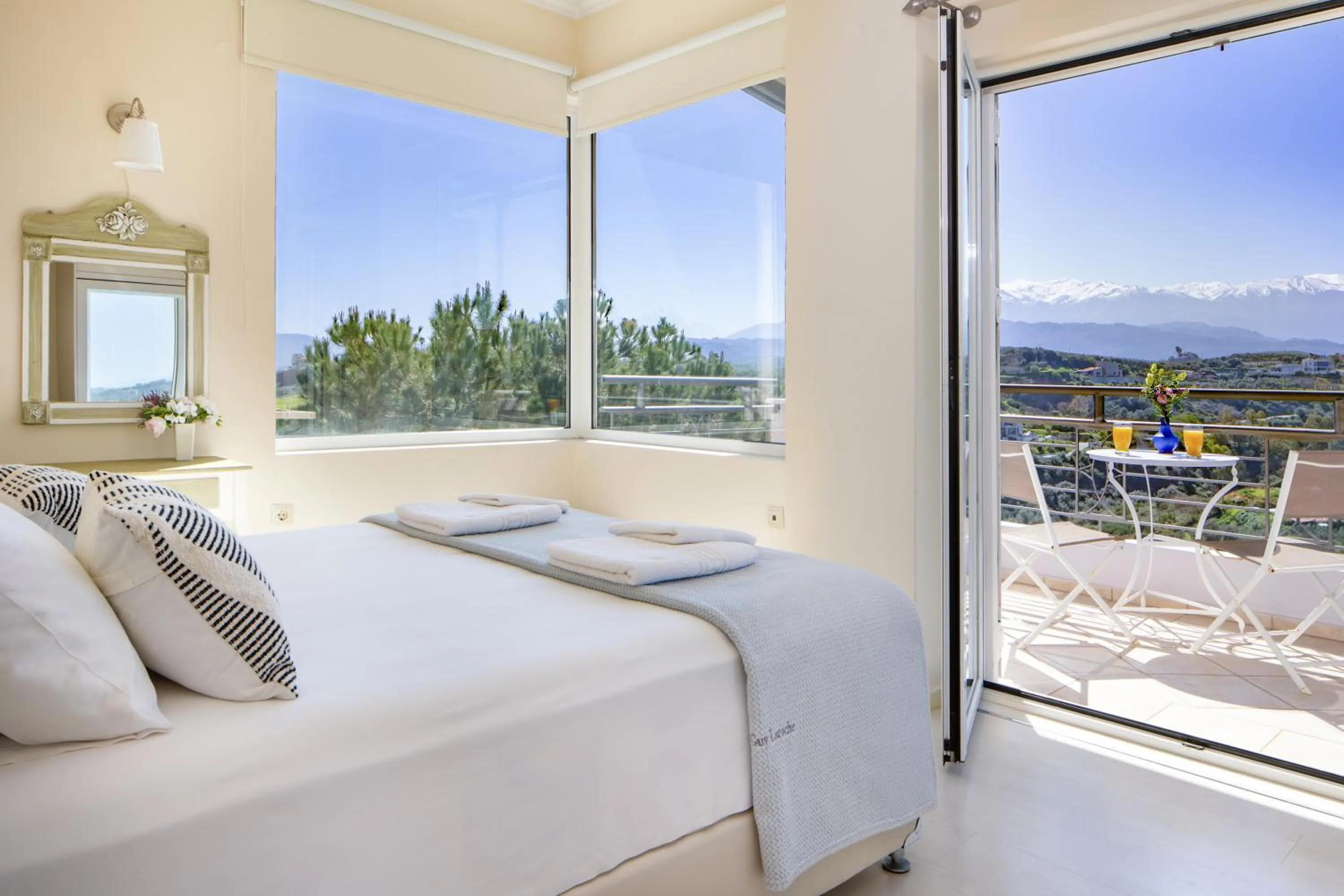 Bed in Villa Anatoli