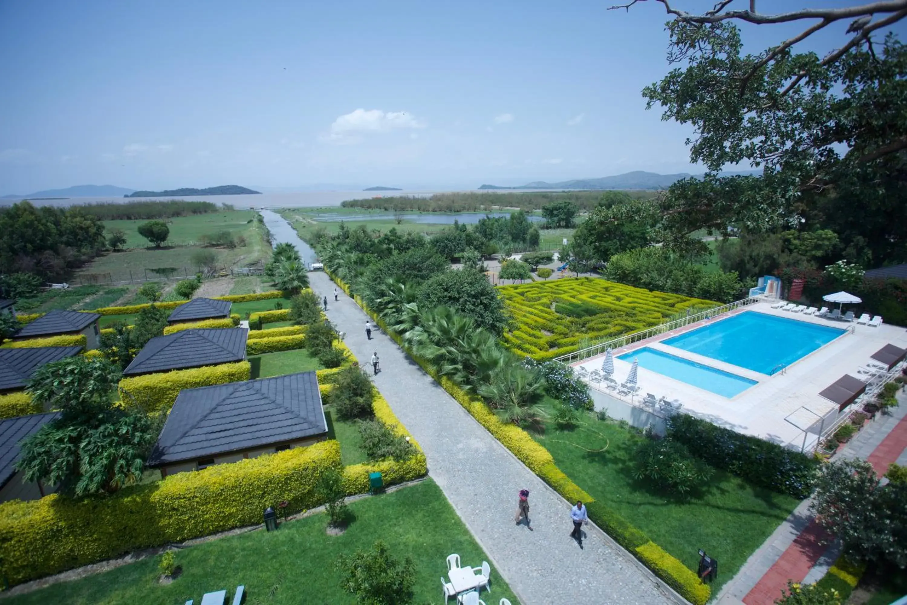 Garden view in Haile Resort Ziway Batu Garden view in Haile Resort Ziway Batu