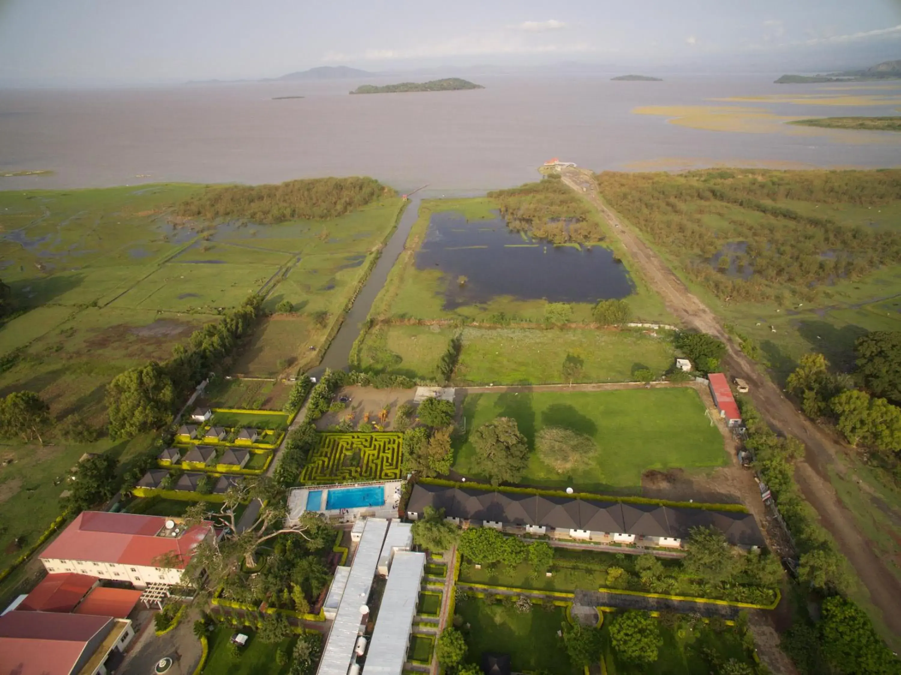 Bird's eye view in Haile Resort Ziway Batu Bird's eye view in Haile Resort Ziway Batu