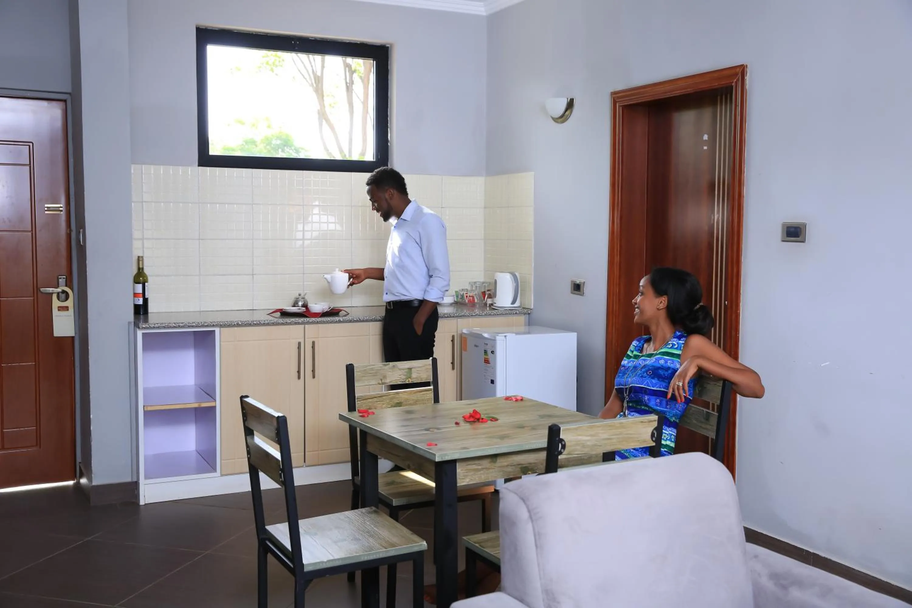 Kitchen or kitchenette in Haile Resort Ziway Batu