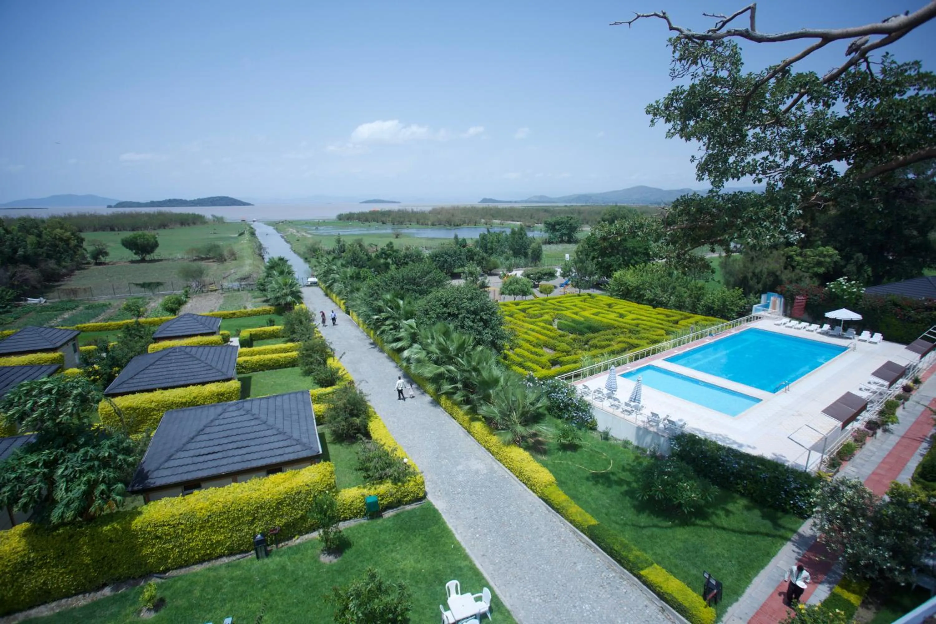 Natural landscape in Haile Resort Ziway Batu