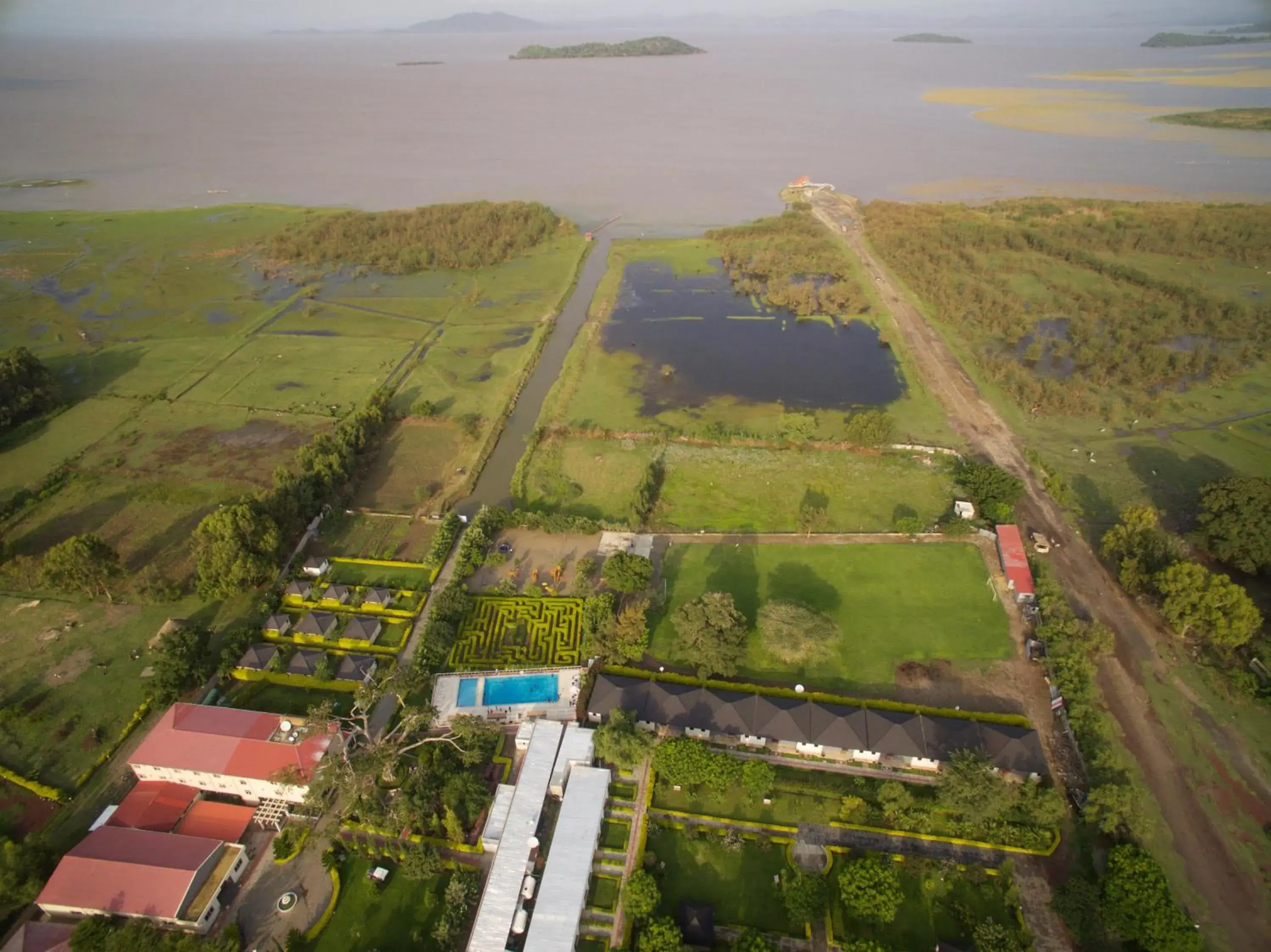 Bird's eye view in Haile Resort Ziway Batu Bird's eye view in Haile Resort Ziway Batu