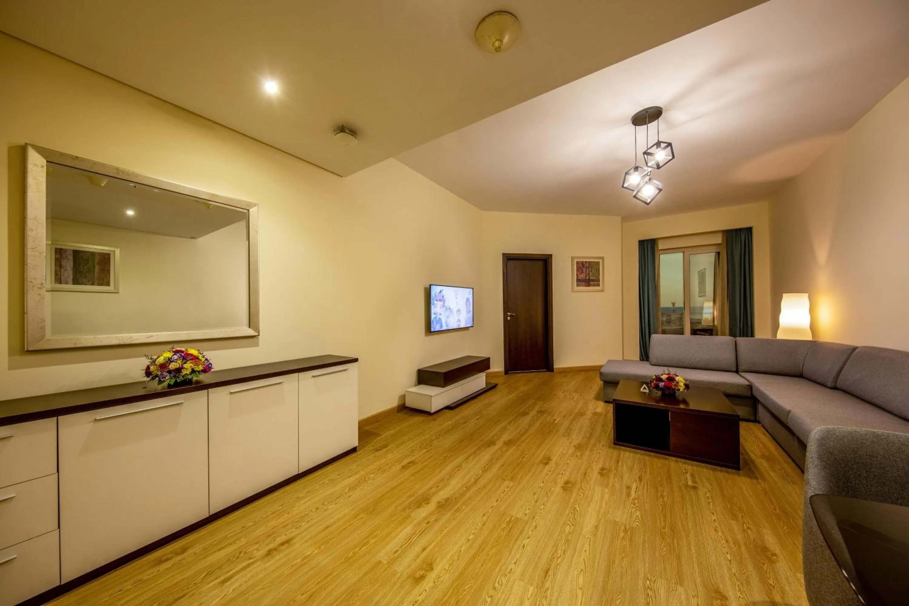 Living room in TIME Ruby Hotel Apartment