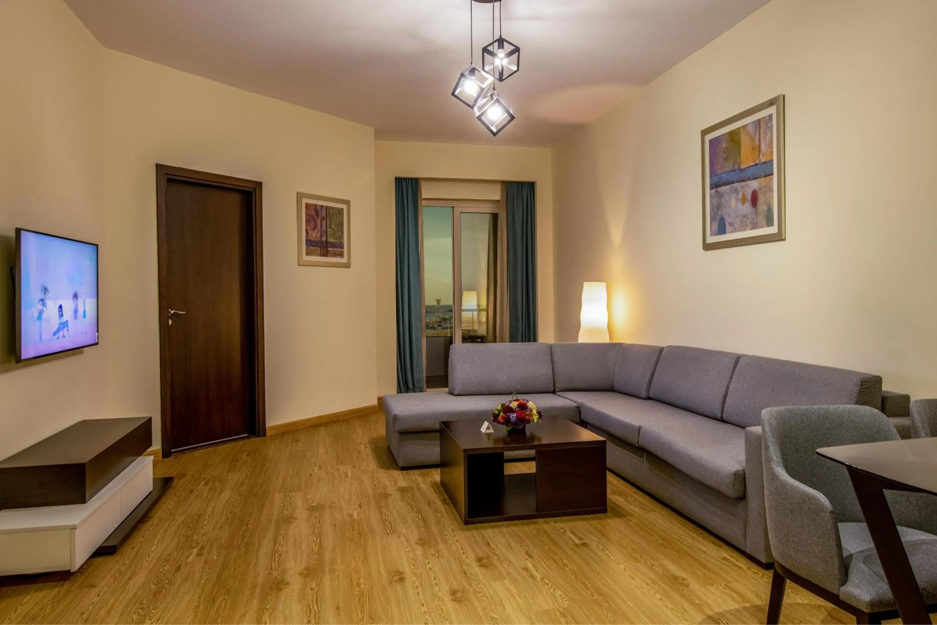 Living room in TIME Ruby Hotel Apartment