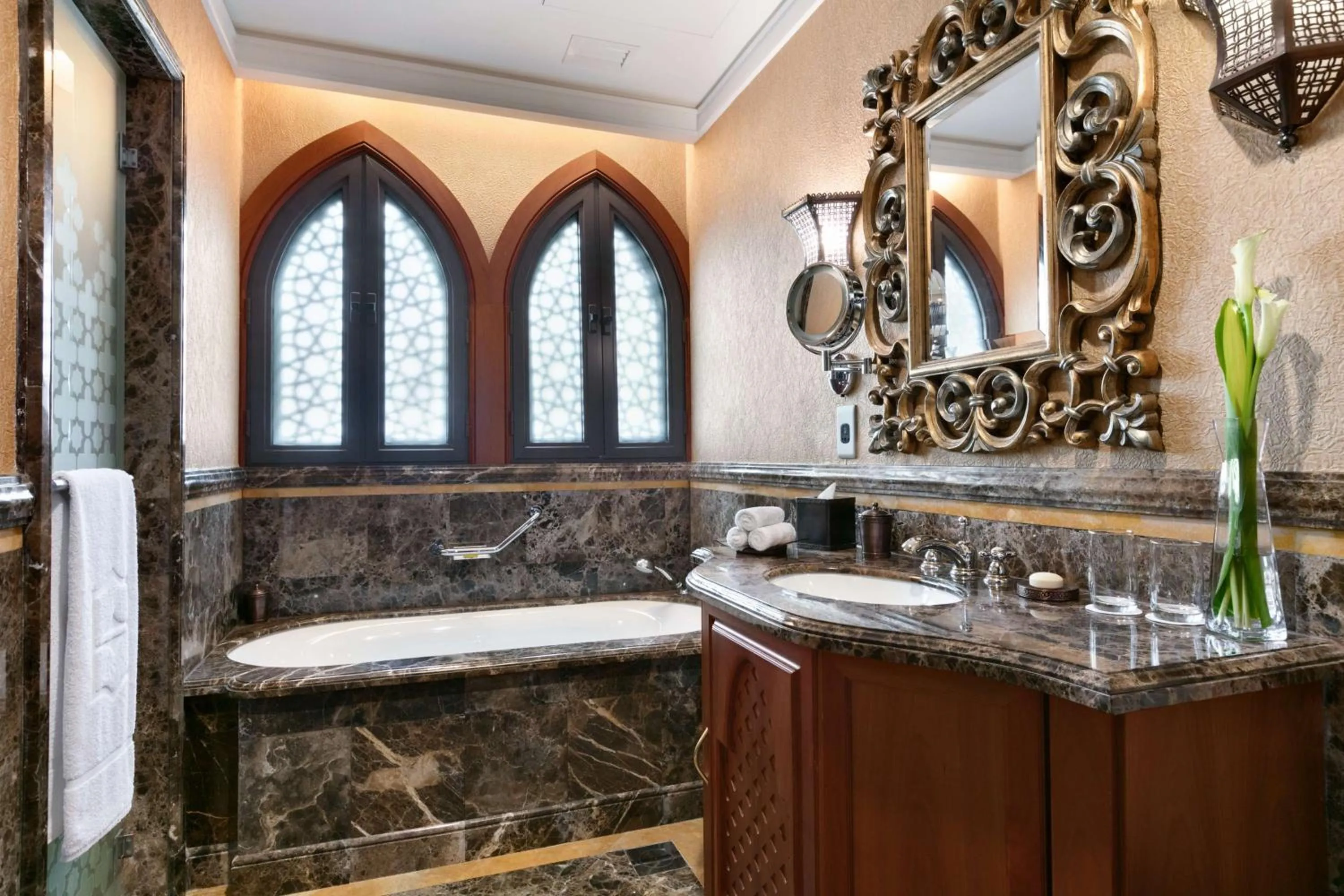 Bathroom in Shangri-La Qaryat Al Beri, Abu Dhabi