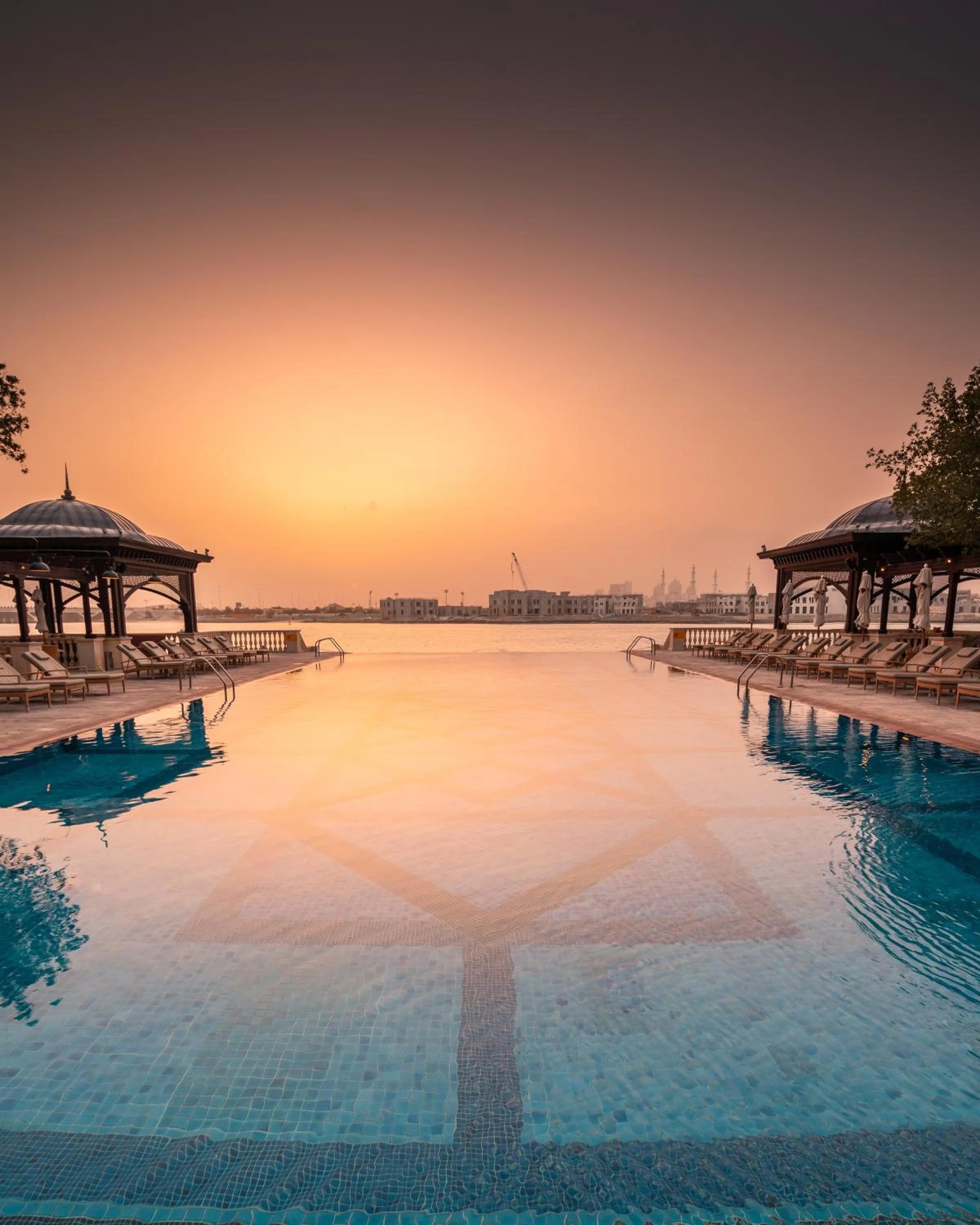 Swimming pool in Shangri-La Qaryat Al Beri, Abu Dhabi