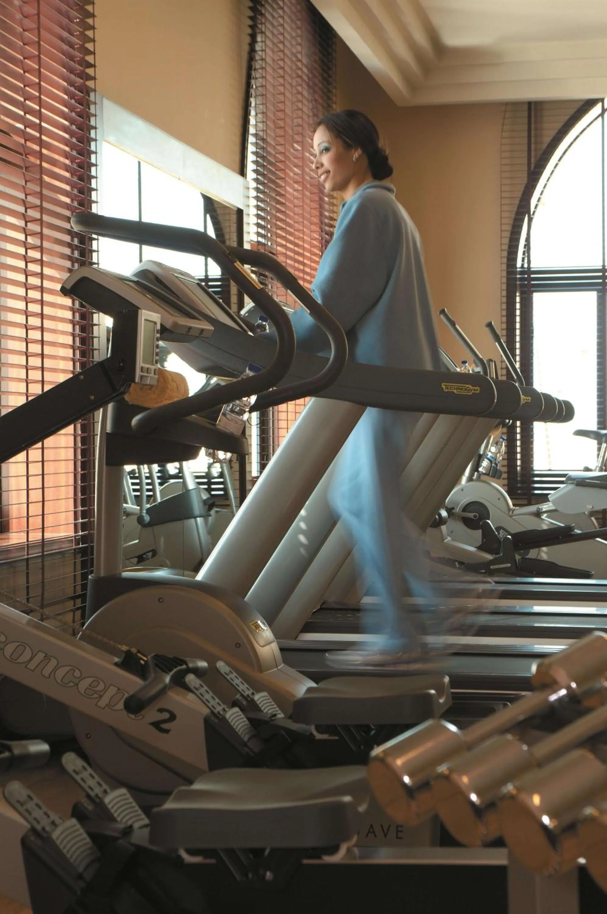 Fitness centre/facilities in Shangri-La Qaryat Al Beri, Abu Dhabi