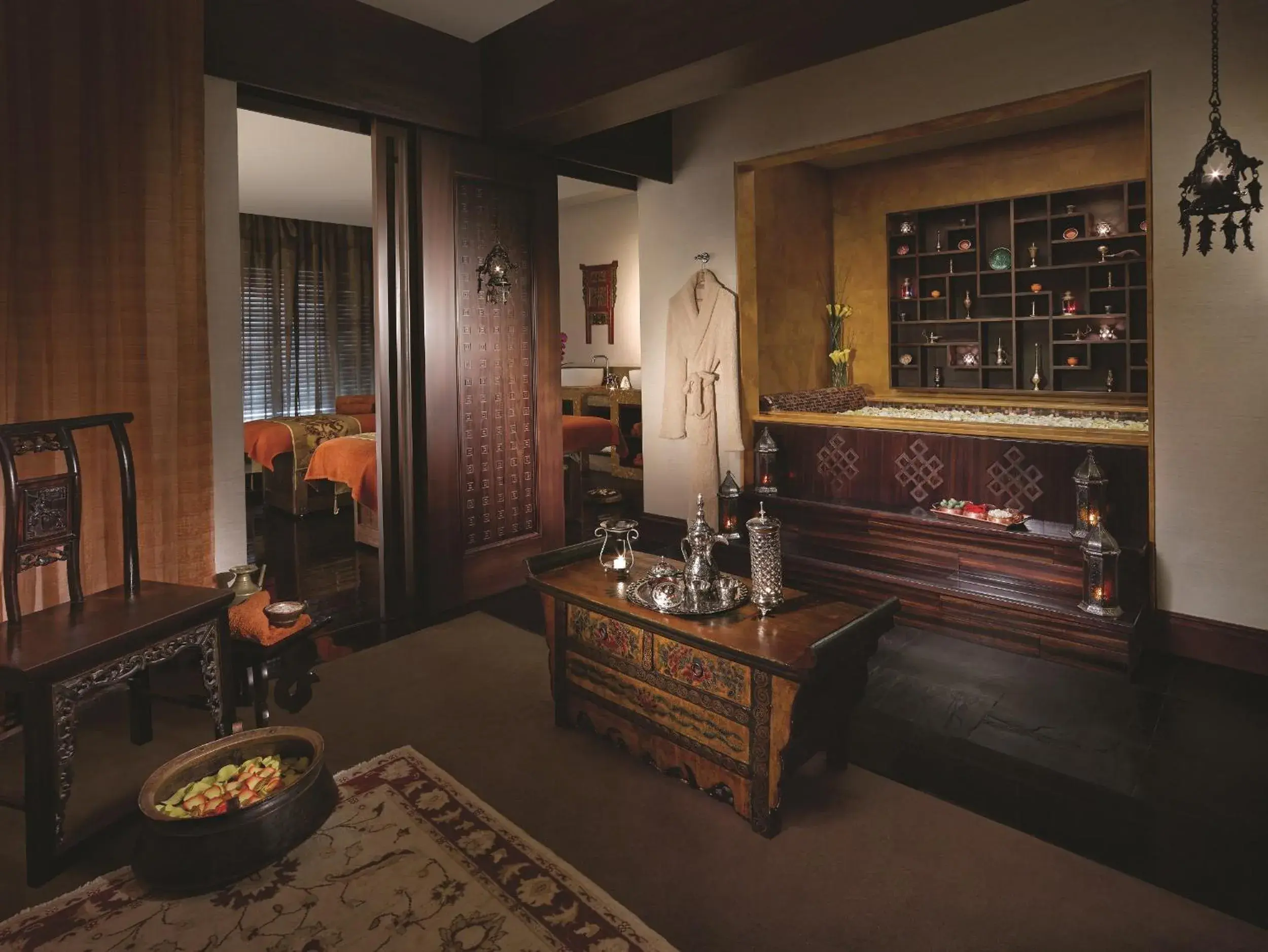 Spa and wellness centre/facilities in Shangri-La Qaryat Al Beri, Abu Dhabi Spa and wellness centre/facilities in Shangri-La Qaryat Al Beri, Abu Dhabi