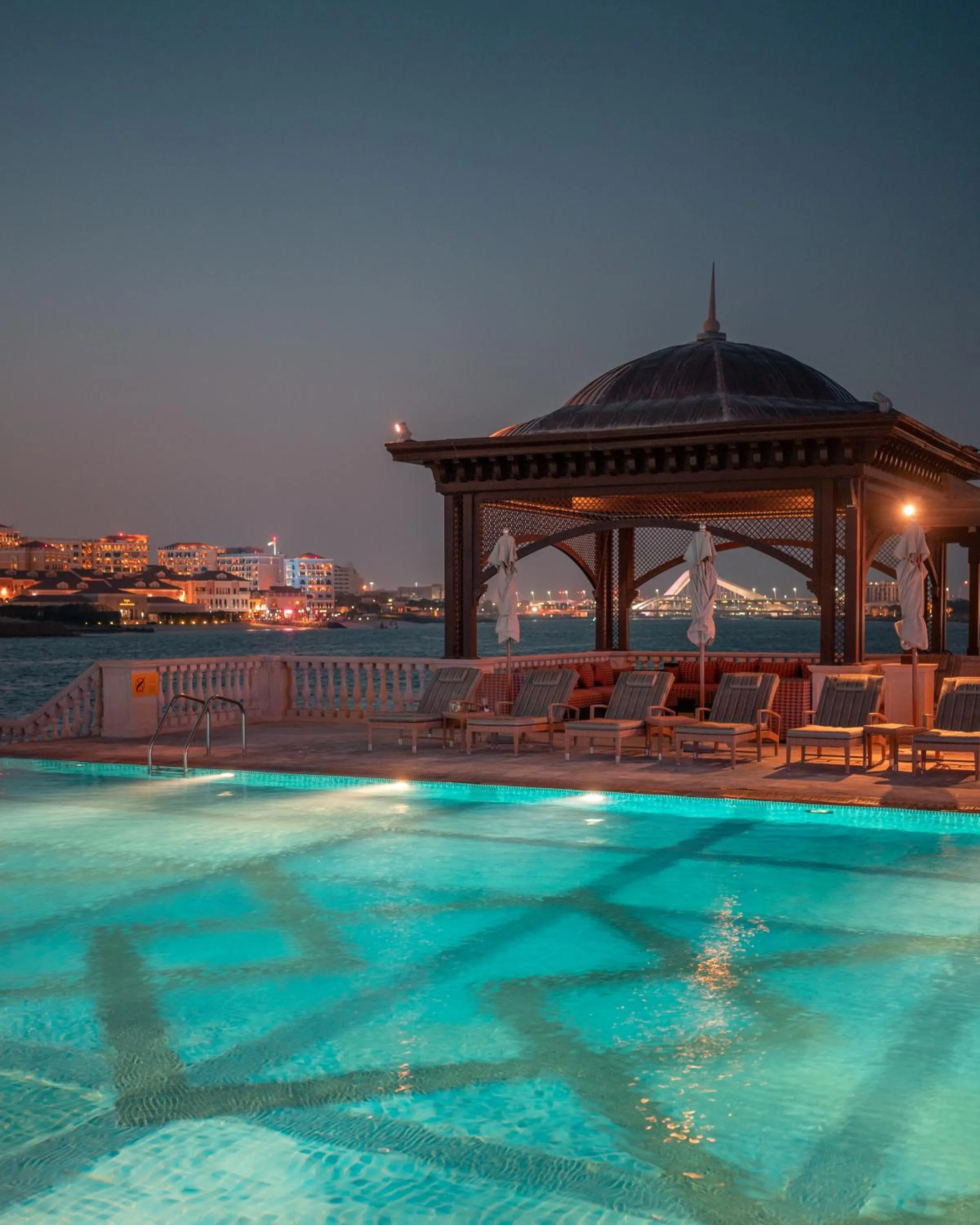 Swimming pool in Shangri-La Qaryat Al Beri, Abu Dhabi
