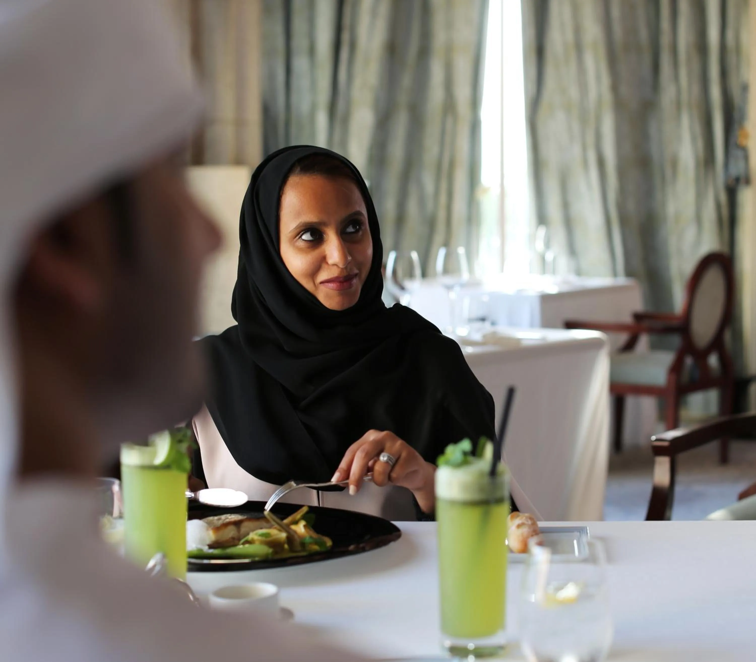 Restaurant/places to eat in Shangri-La Qaryat Al Beri, Abu Dhabi