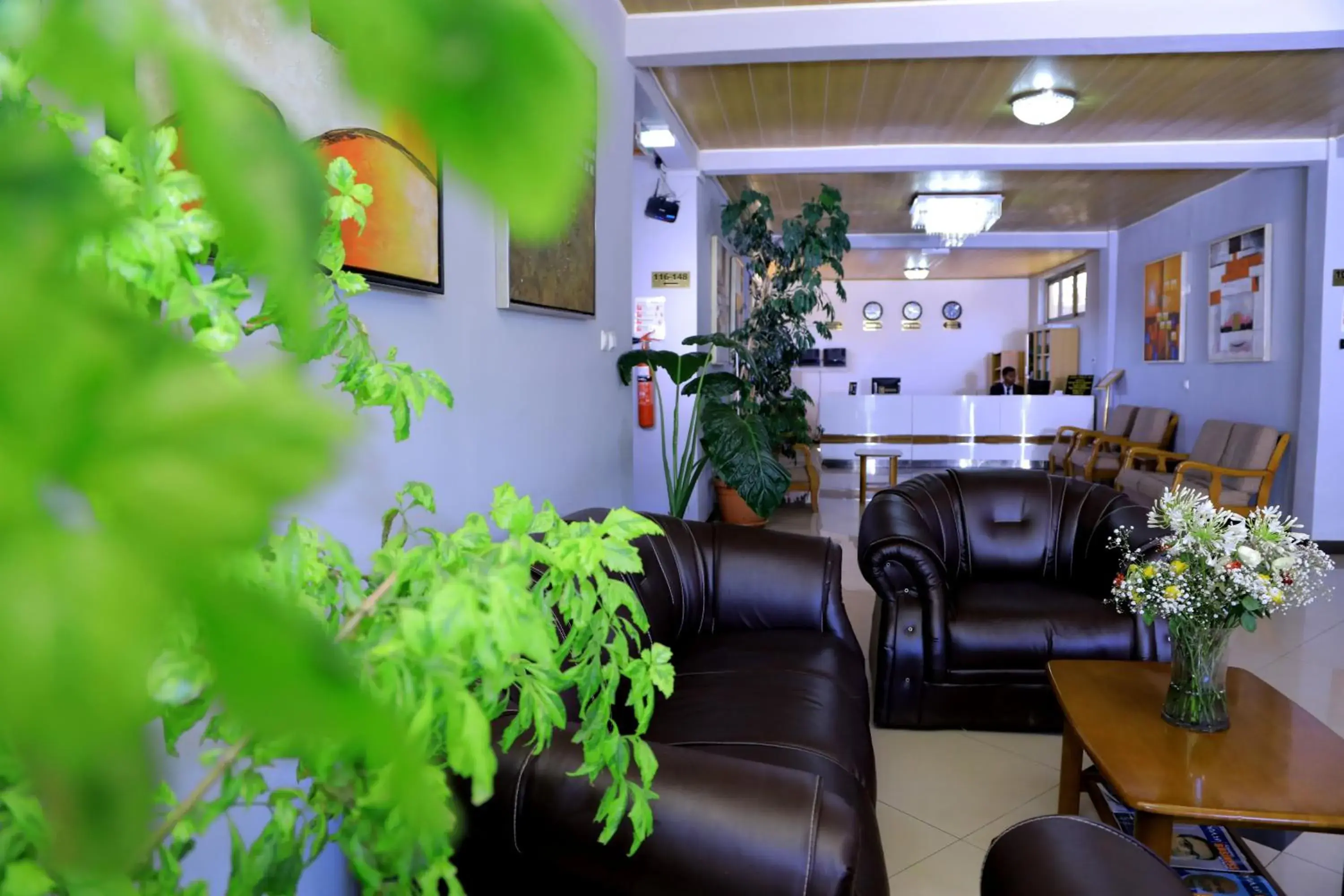 Lobby or reception in Yaya Africa Athletics Village Lobby or reception in Yaya Africa Athletics Village