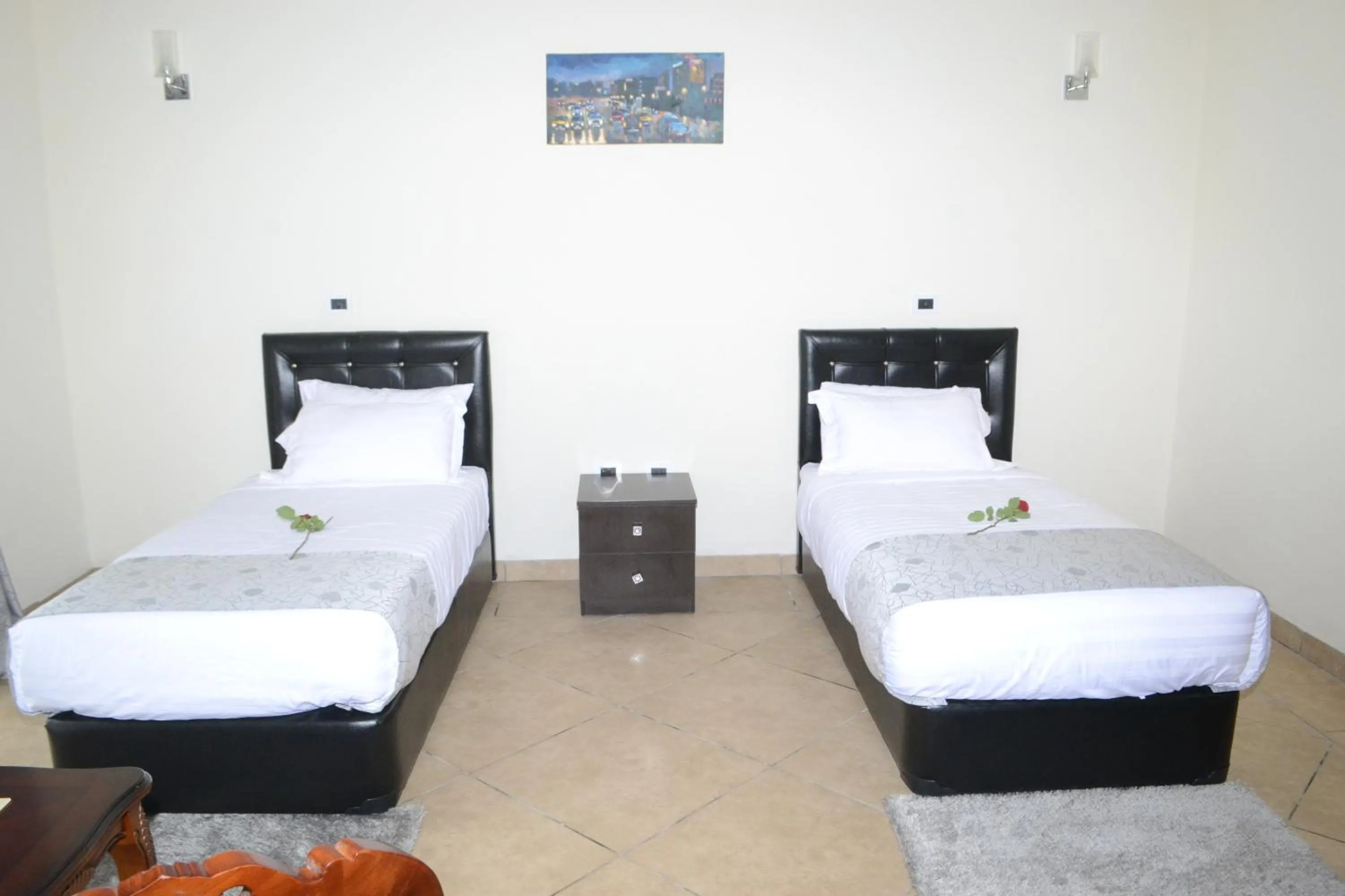 Bed in Yaya Africa Athletics Village