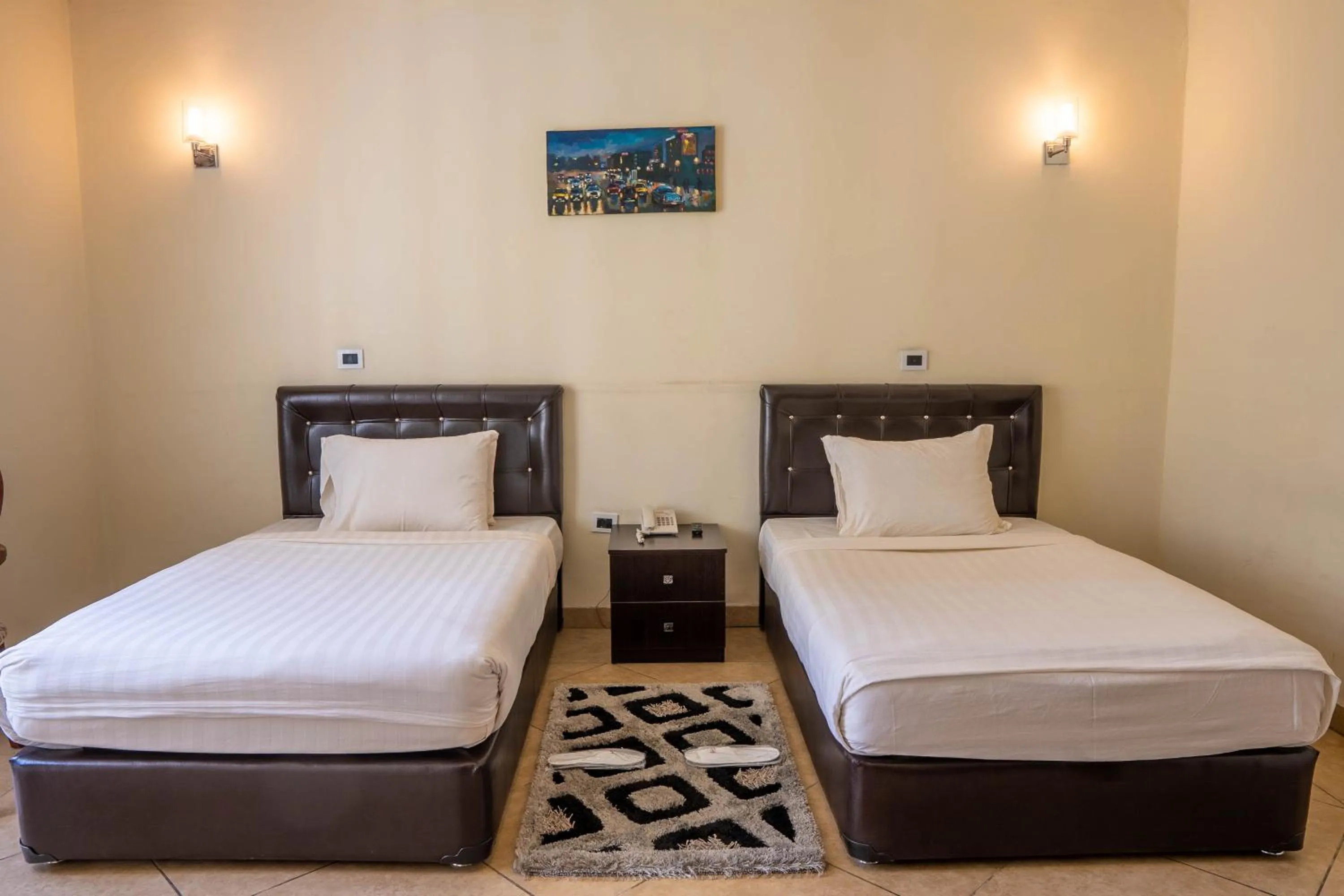 Bed in Yaya Africa Athletics Village