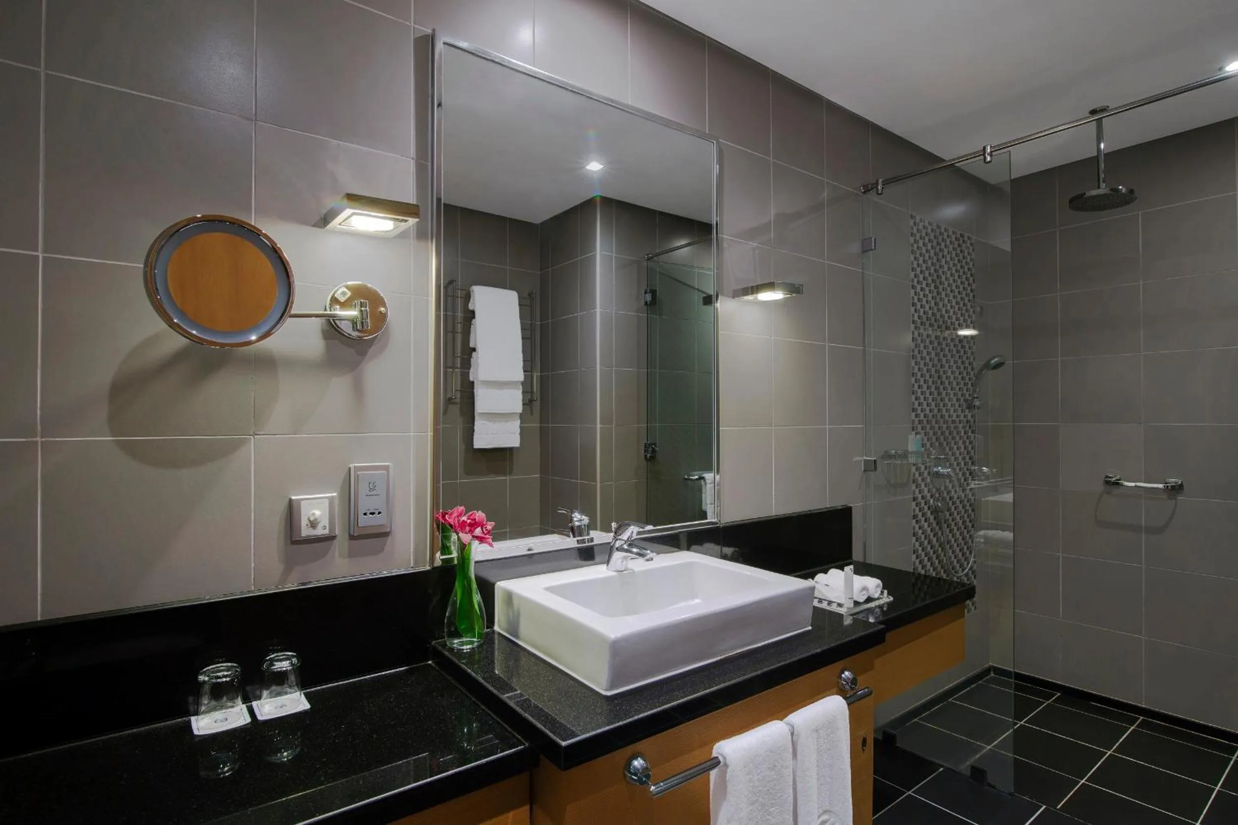 Bathroom in Hala Arjaan by Rotana, Deluxe Hotel Apartments