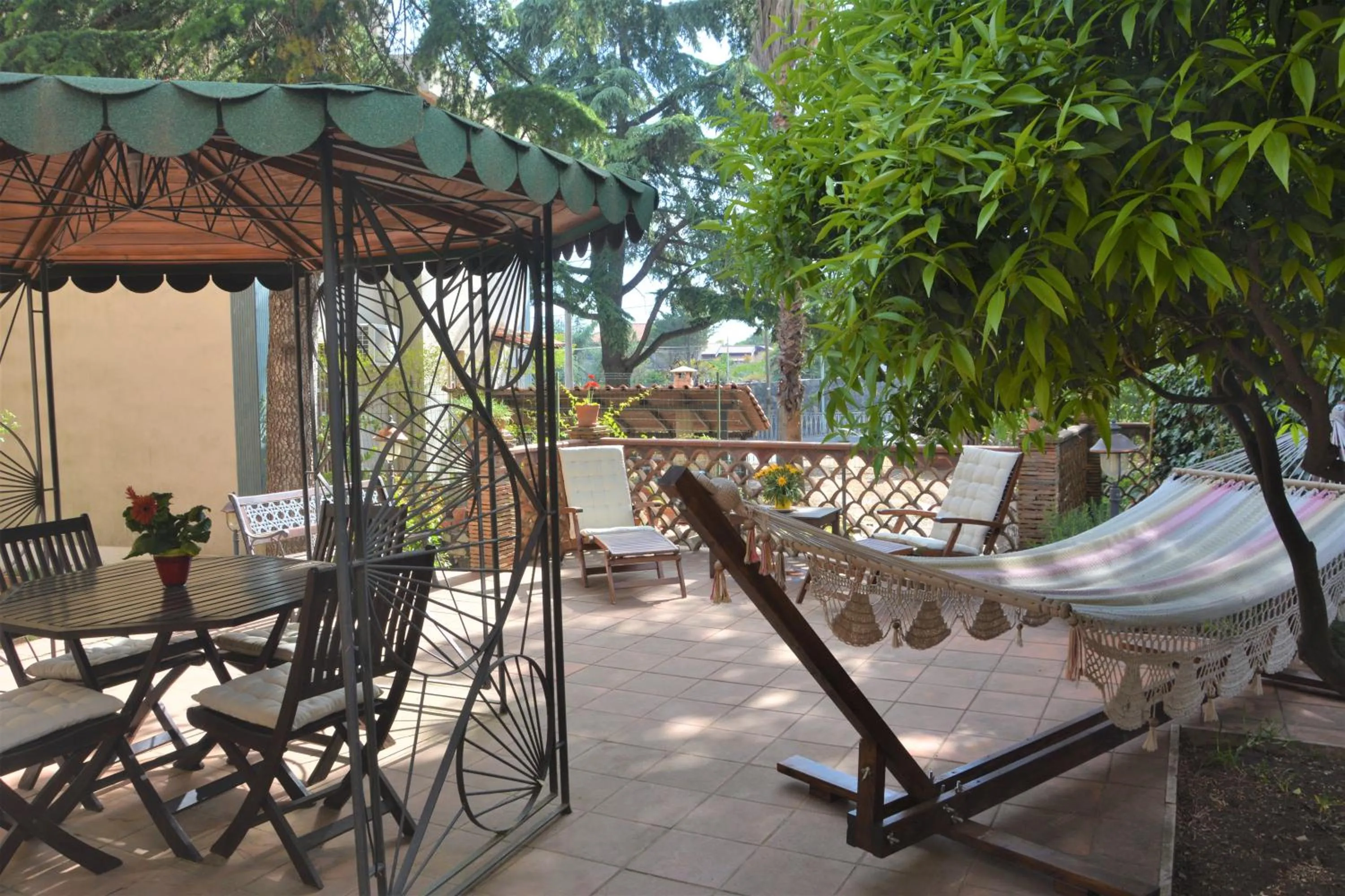 Patio in B&B Betulla dell'Etna