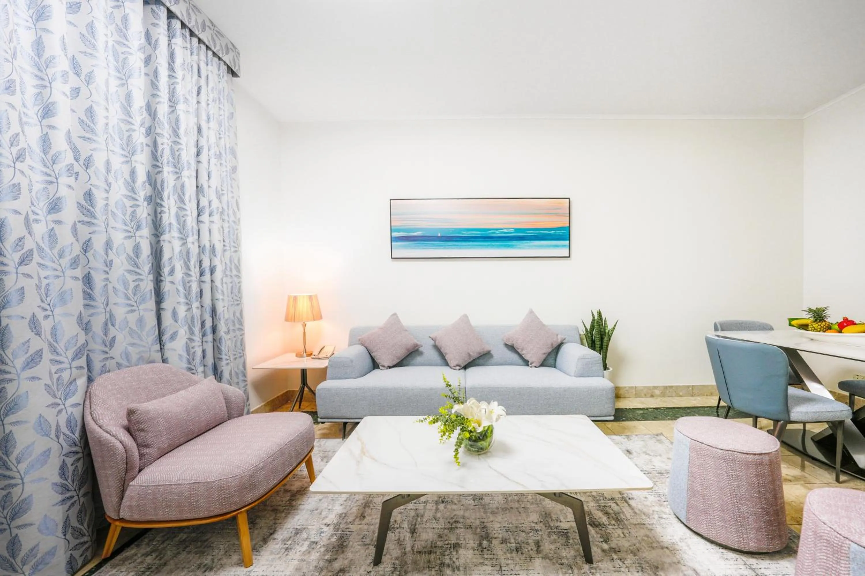 Living room in Al Bustan Centre & Residence