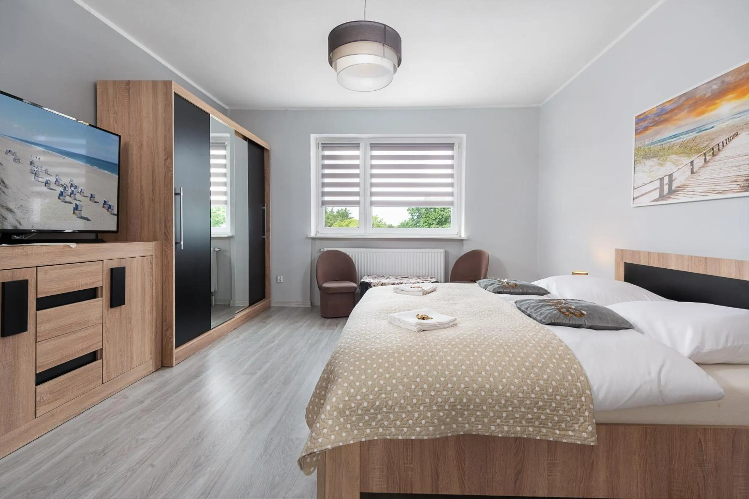 Photo of the whole room, Bed in POKOJE GOŚCINNE -MARIA-