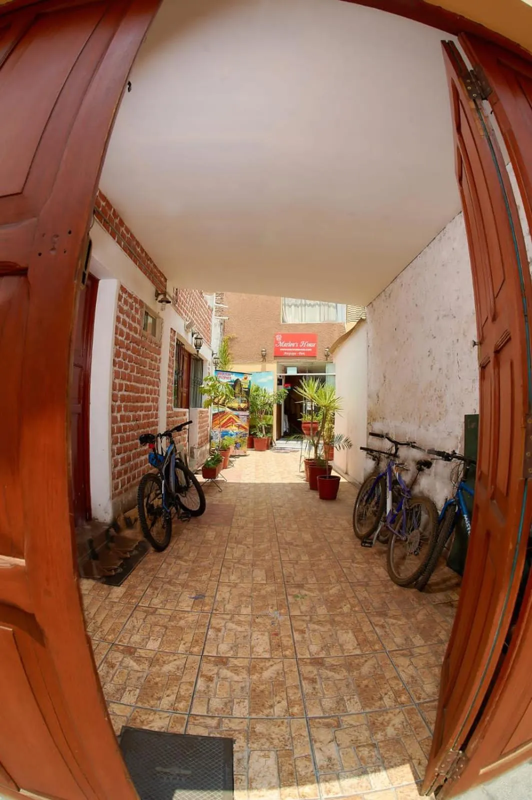 Patio in Marlon's House Arequipa