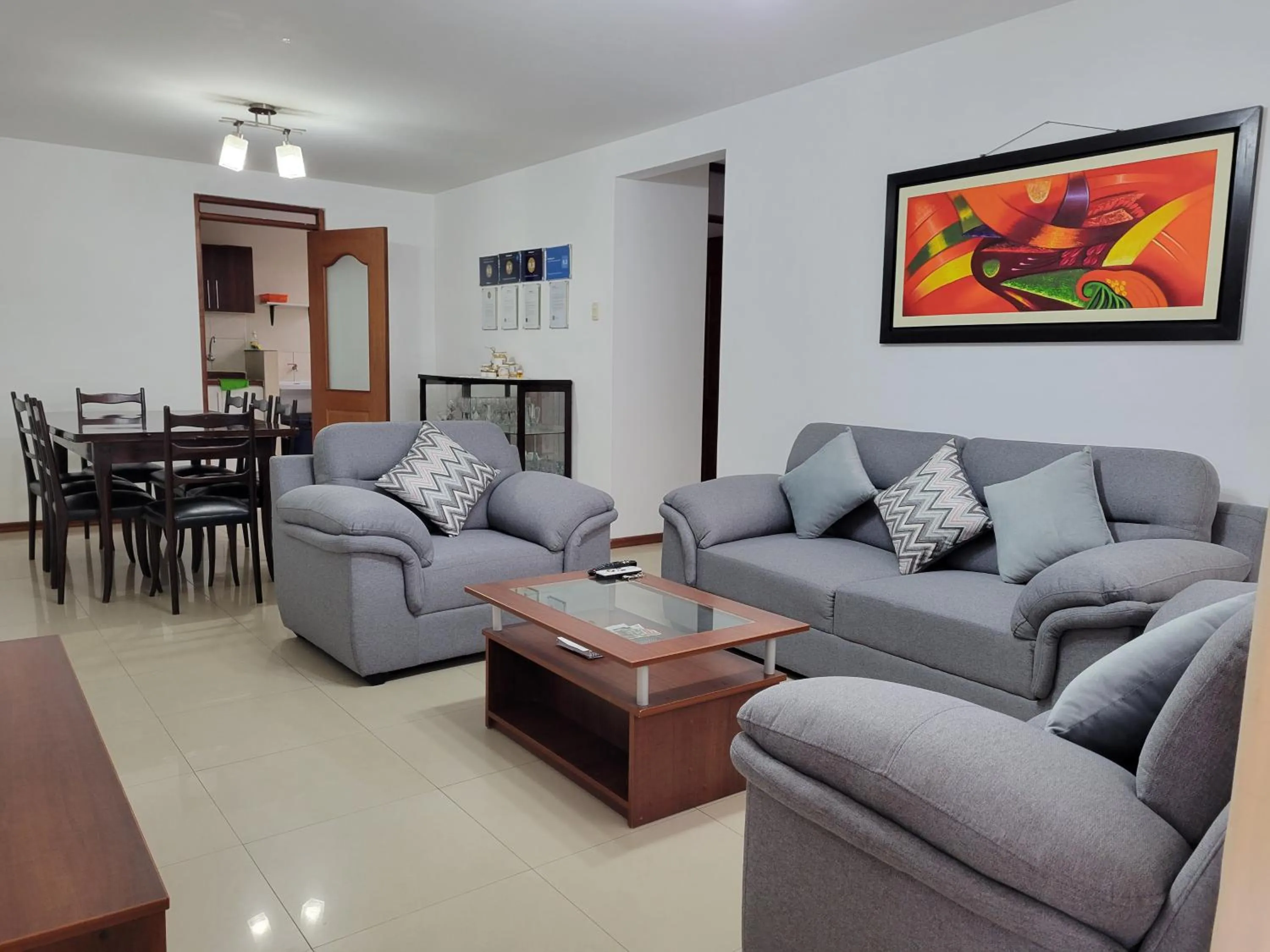Living room in Departamento Los Balcones