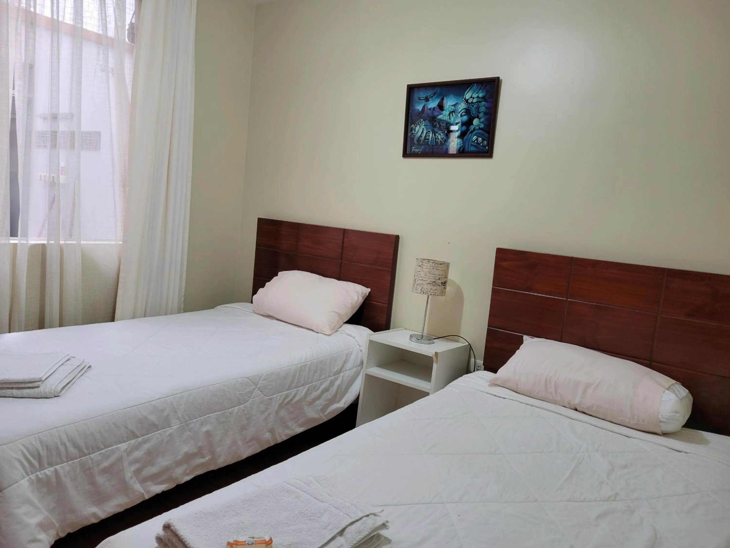 Bedroom, Bed in Departamento Los Balcones